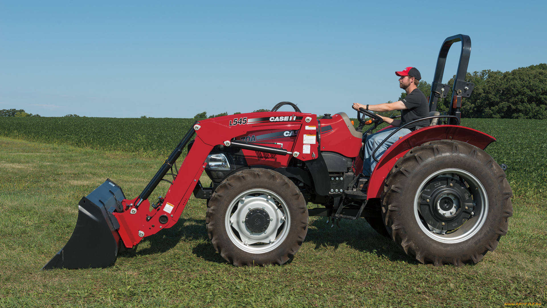 техника, фронтальные, погрузчики, case