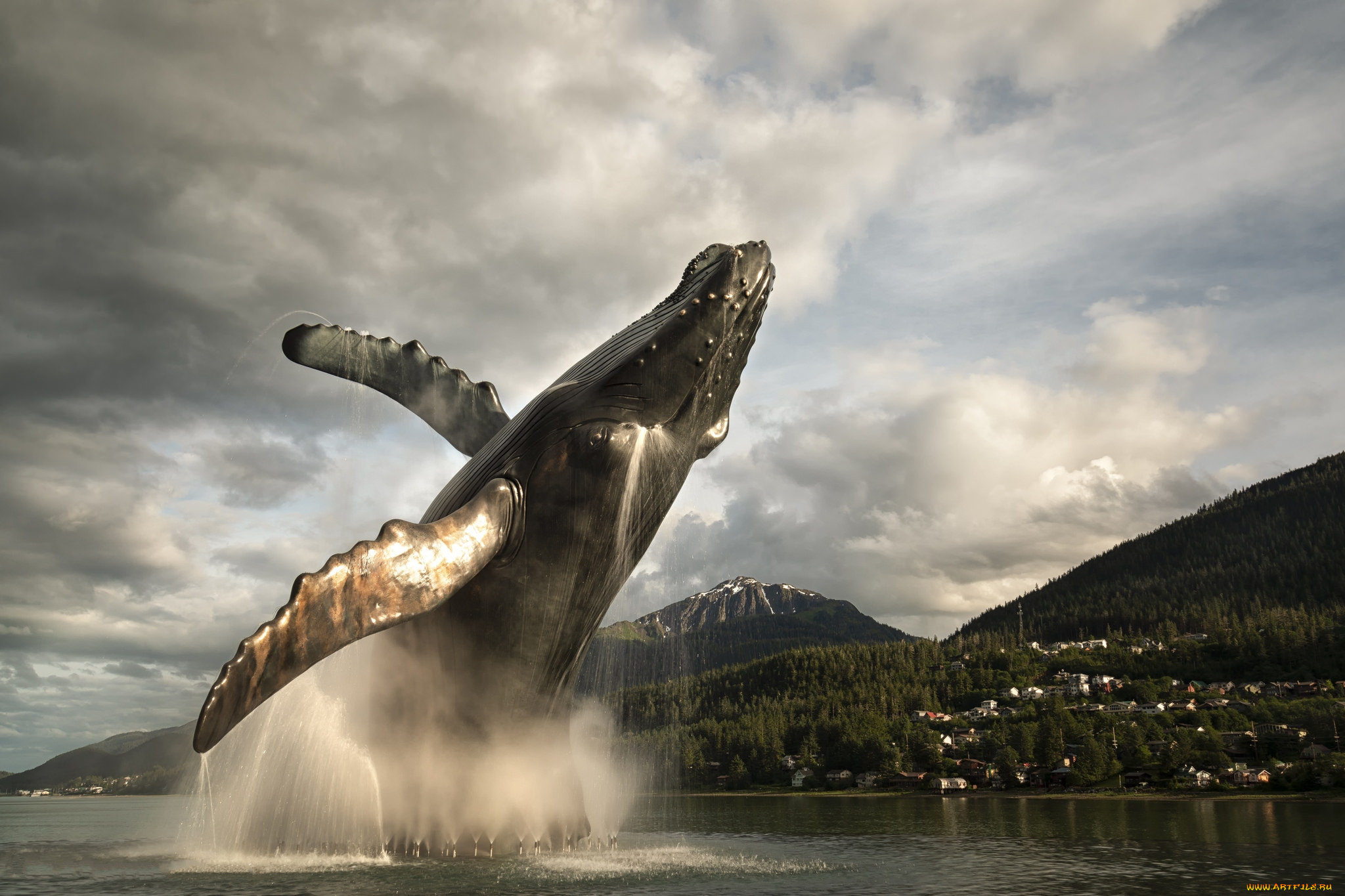 животные, коты, прыжок