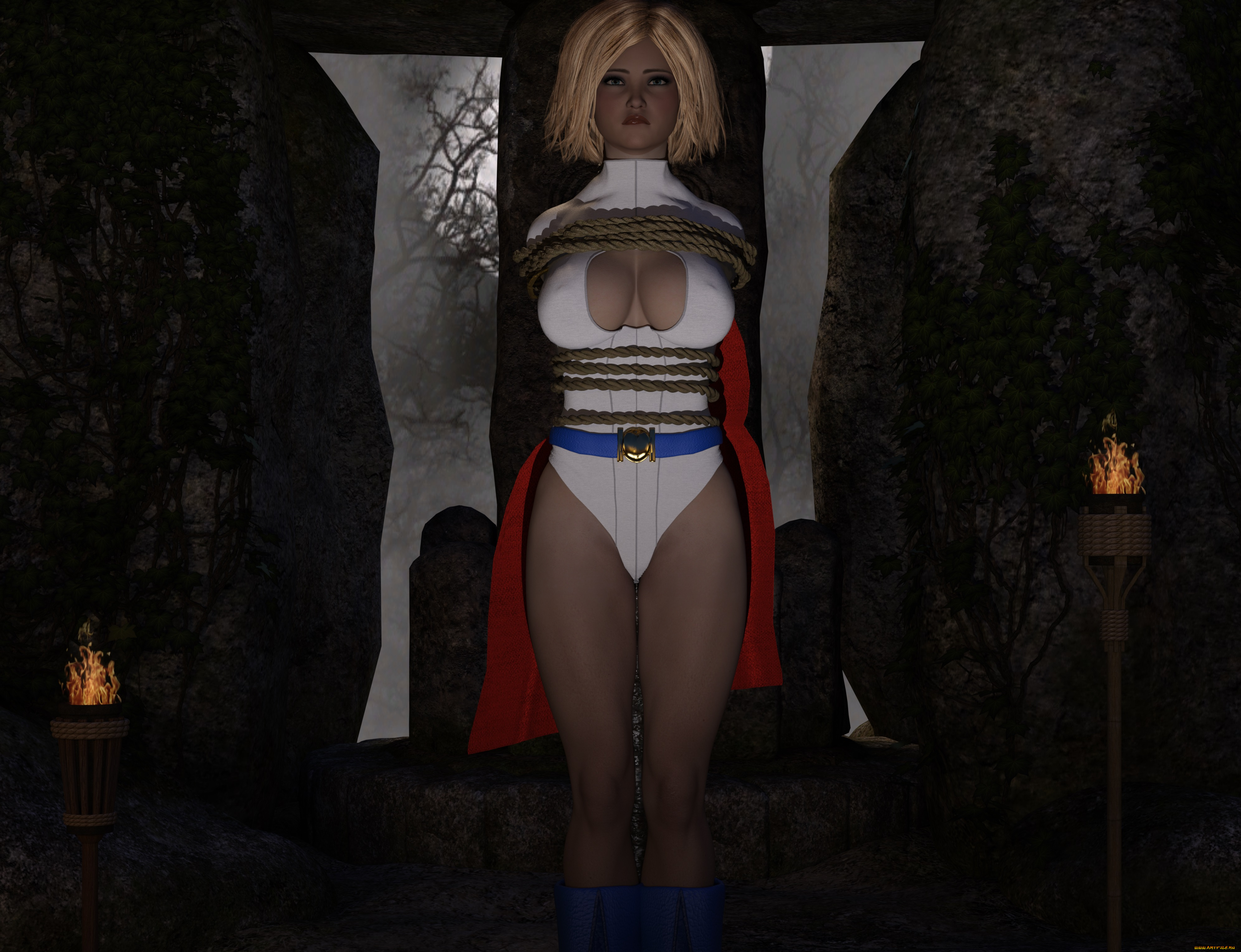 3д, графика, фантазия, , fantasy, фон, взгляд, девушка