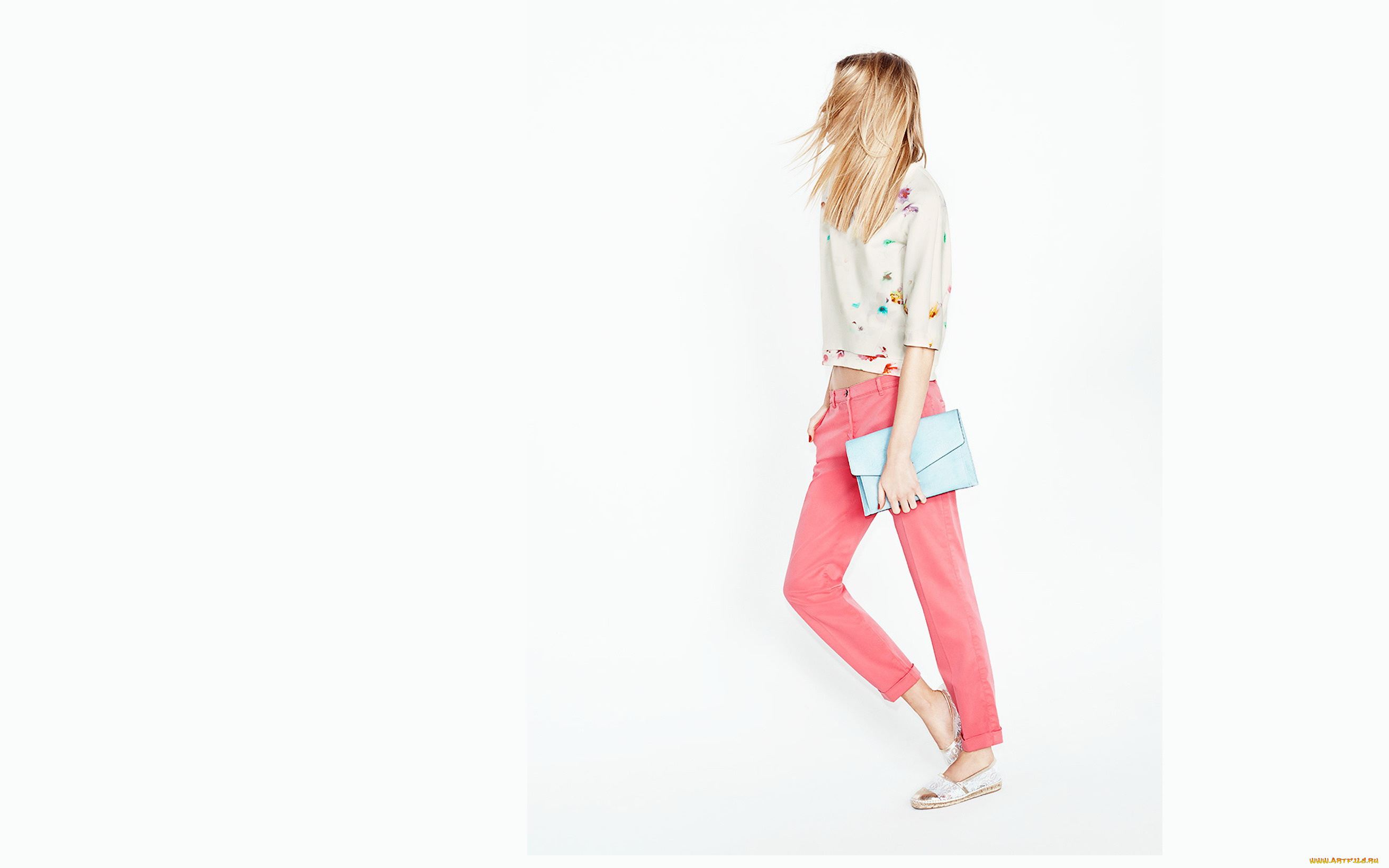 девушки, martha, hunt, модель, блондинка, свитер, штаны, клатч