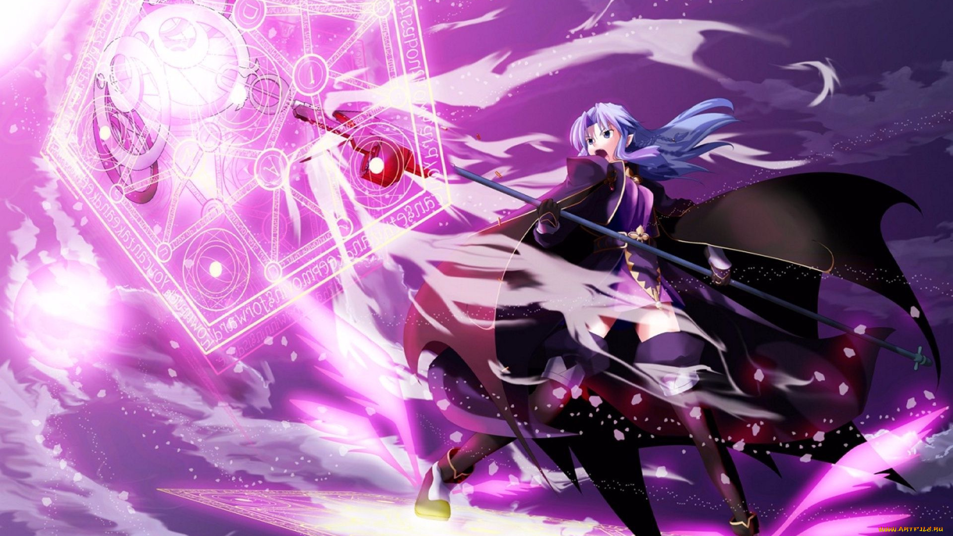 аниме, fate, stay, night, , grand, order, , apocrypha, девушка, оружие, печать