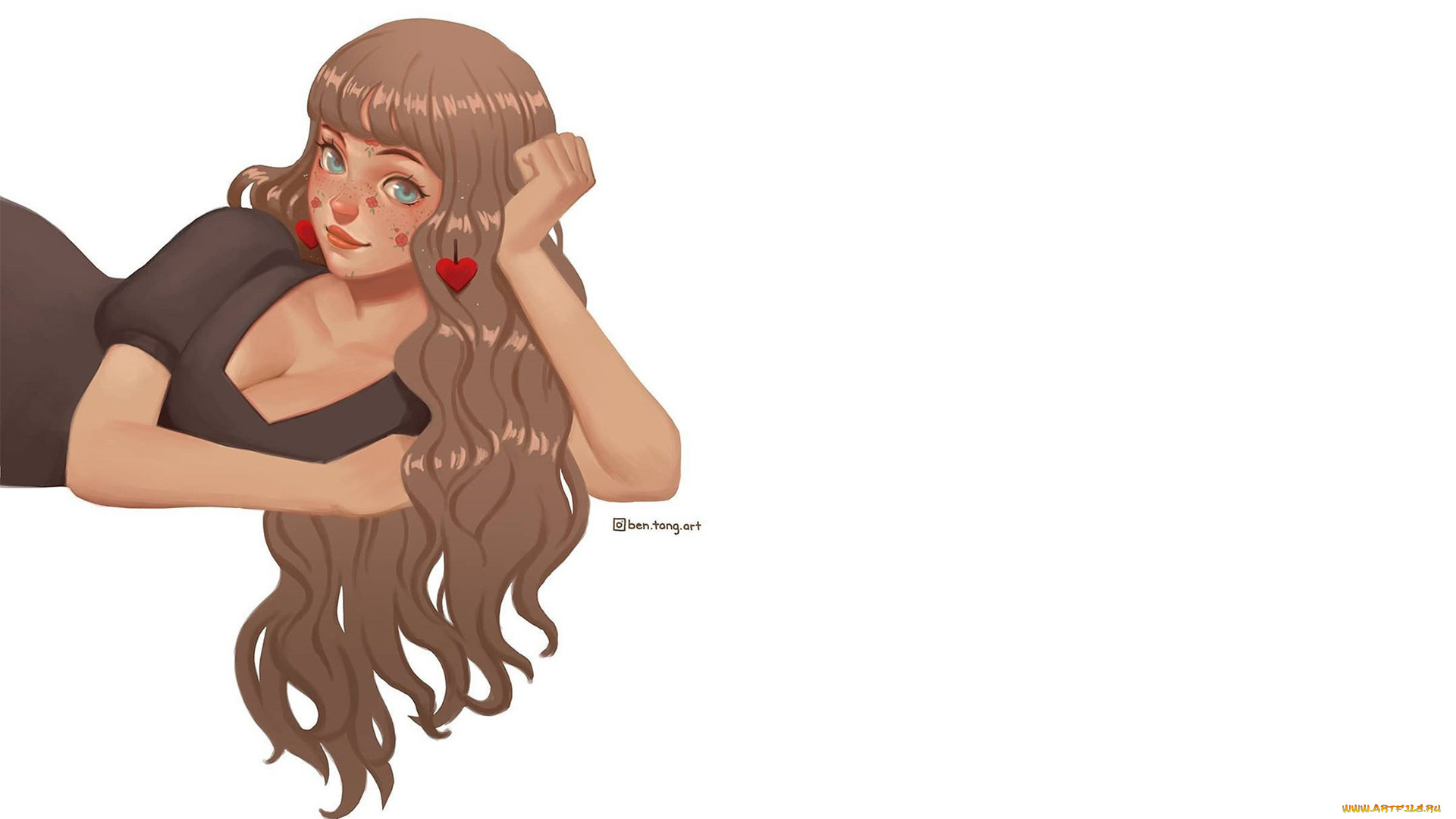 аниме, unknown, , другое, , девушка, декольте