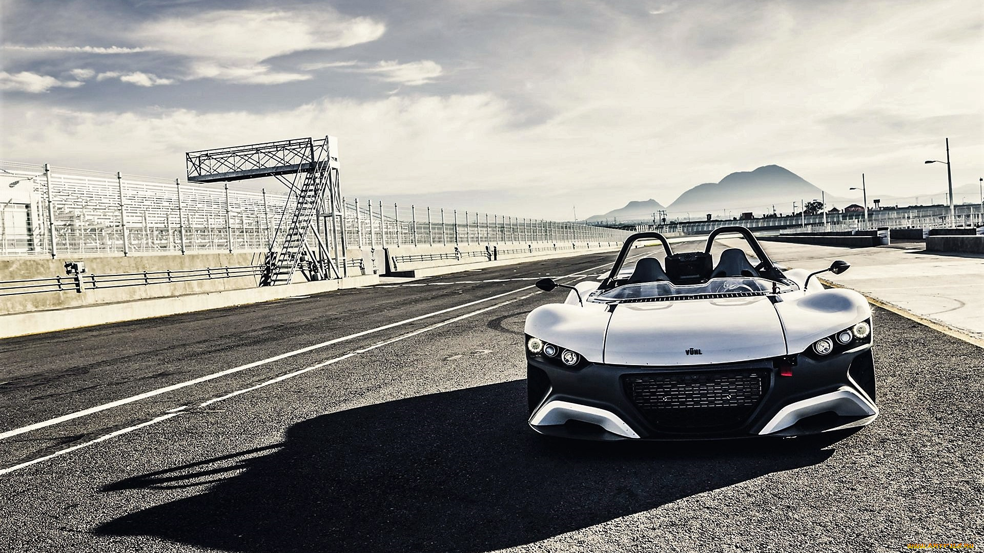 автомобили, vuhl, белый, трасса, стадион