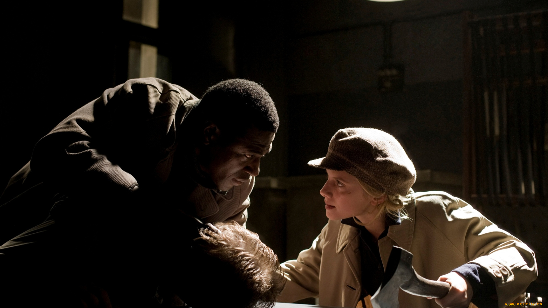 кино, фильмы, inglourious, basterds, люди, стол, топор