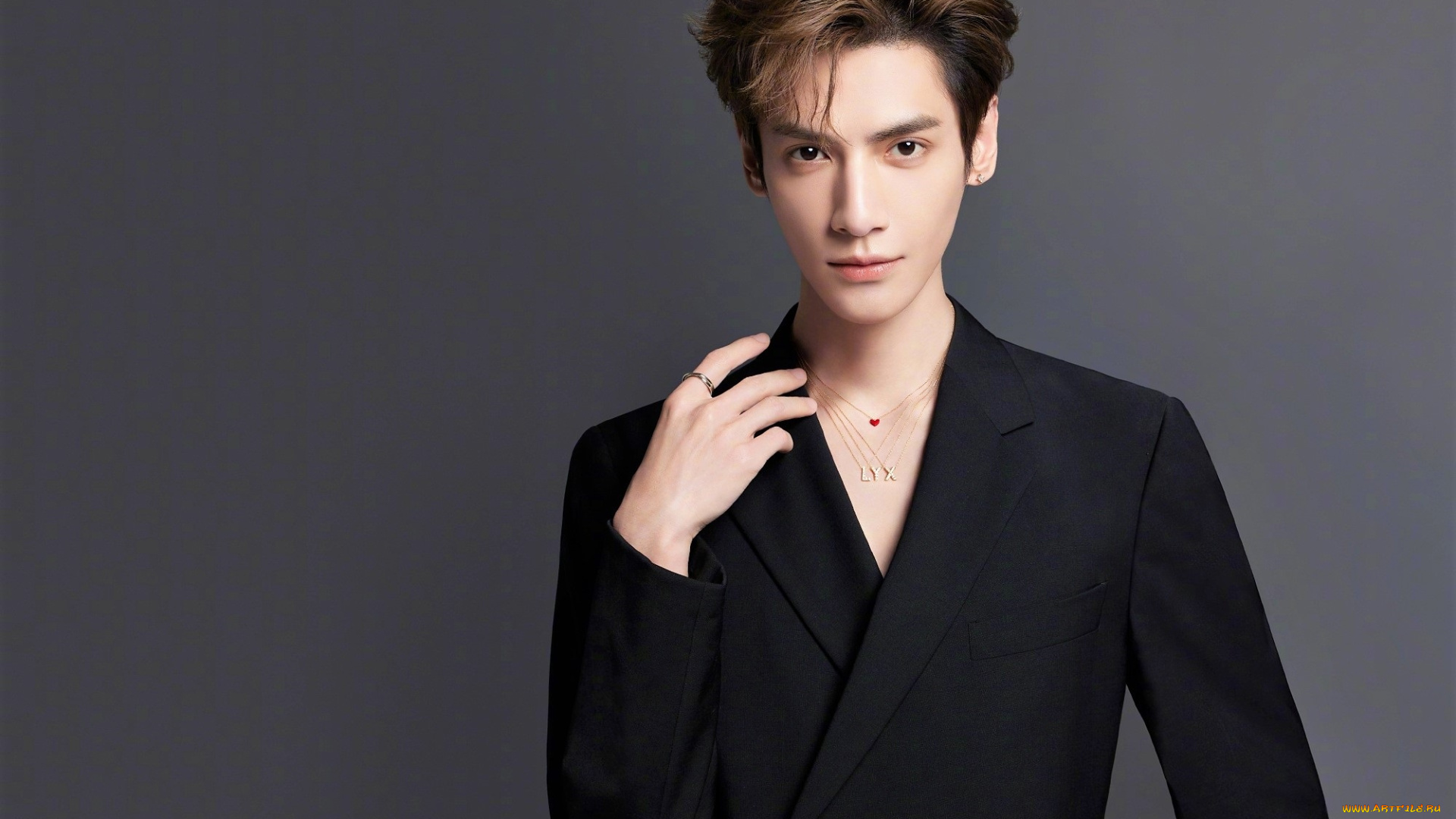 мужчины, luo, yunxi, актер, пиджак, украшения