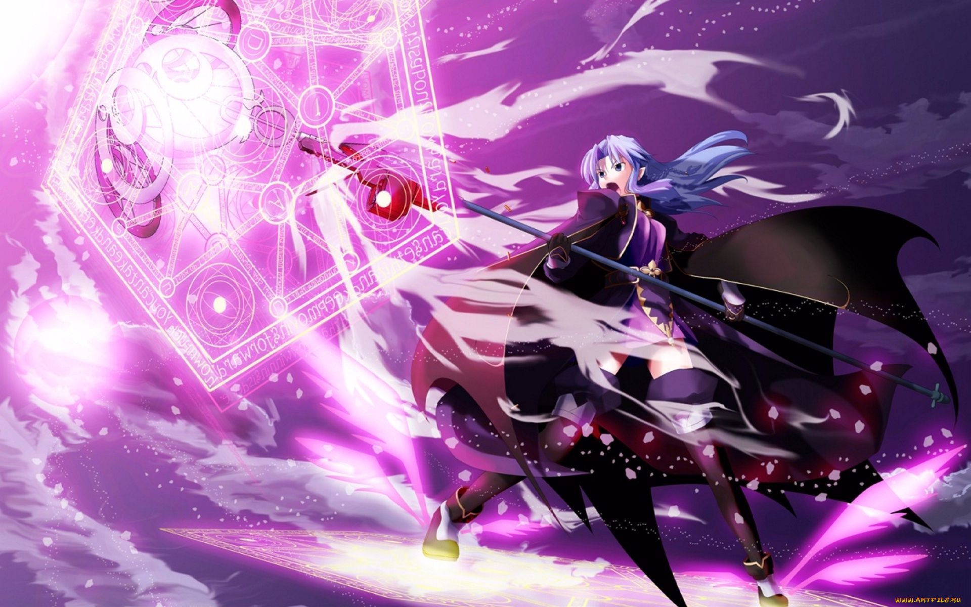 аниме, fate, stay, night, , grand, order, , apocrypha, девушка, оружие, печать