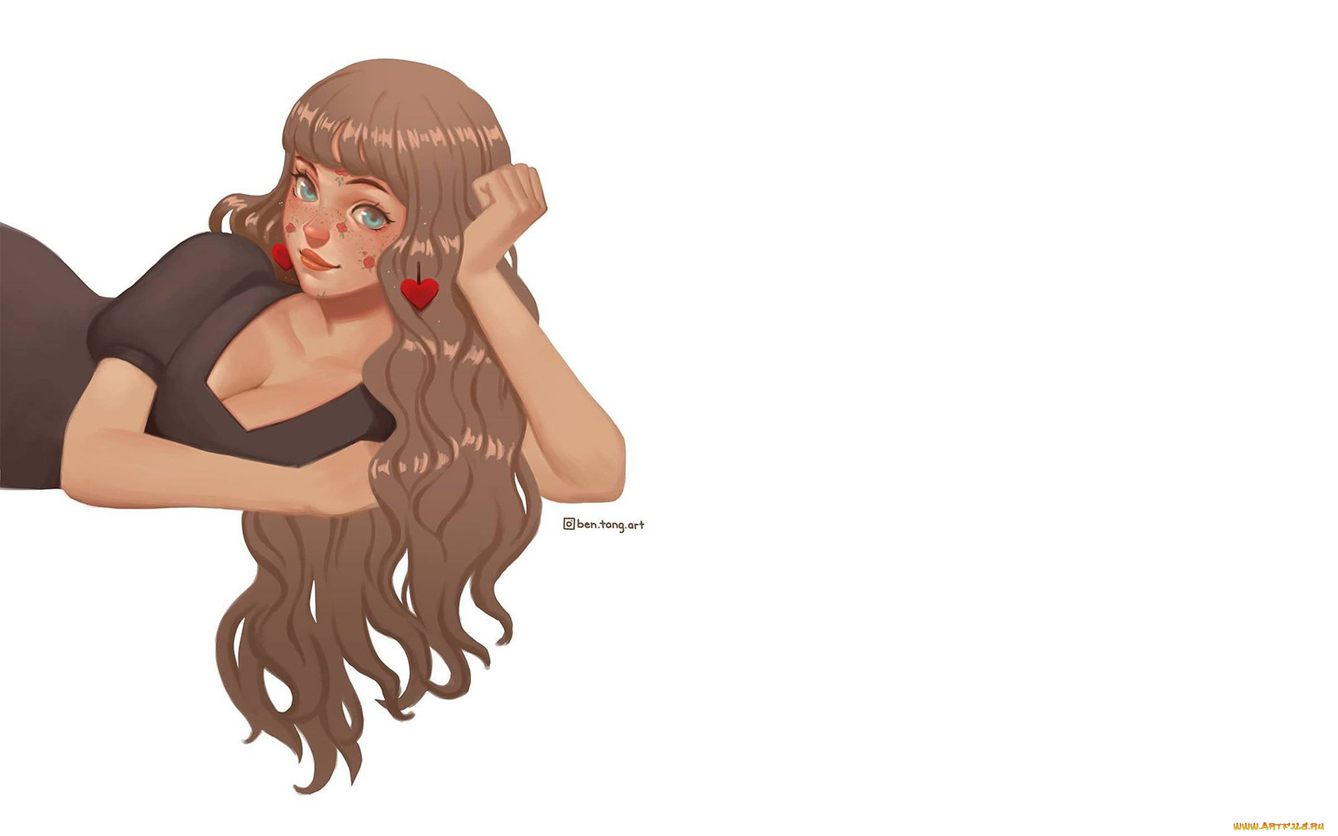 аниме, unknown, , другое, , девушка, декольте