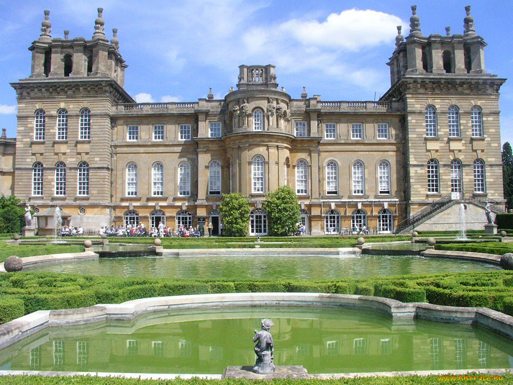 blenheim, palace, uk, города, дворцы, замки, крепости