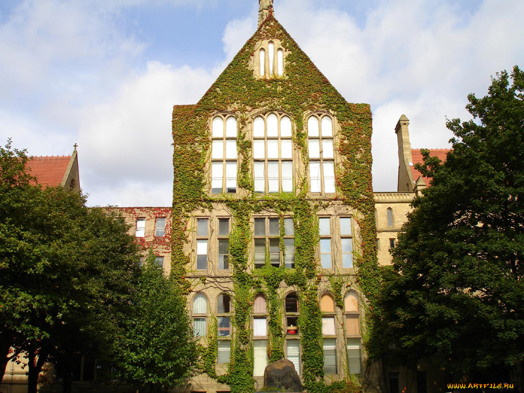 manchester, uk, города, здания, дома