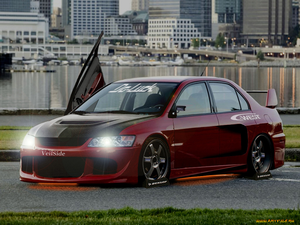 mitsubishi, lancer, virtual, автомобили