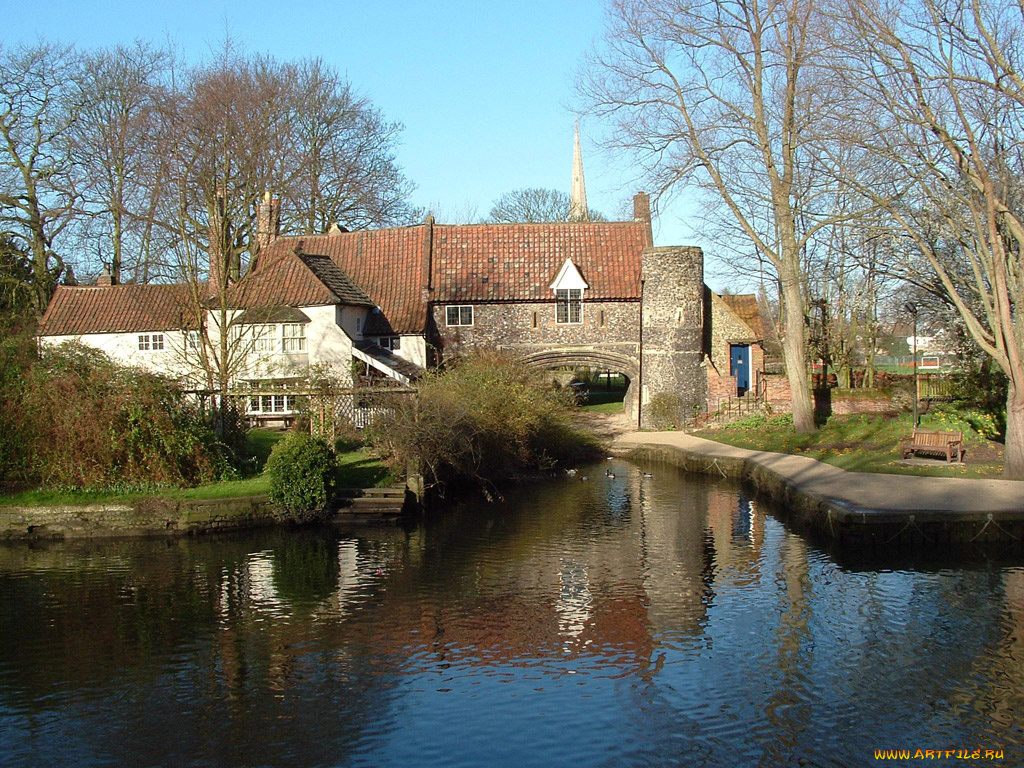 norwich, uk, города, пейзажи