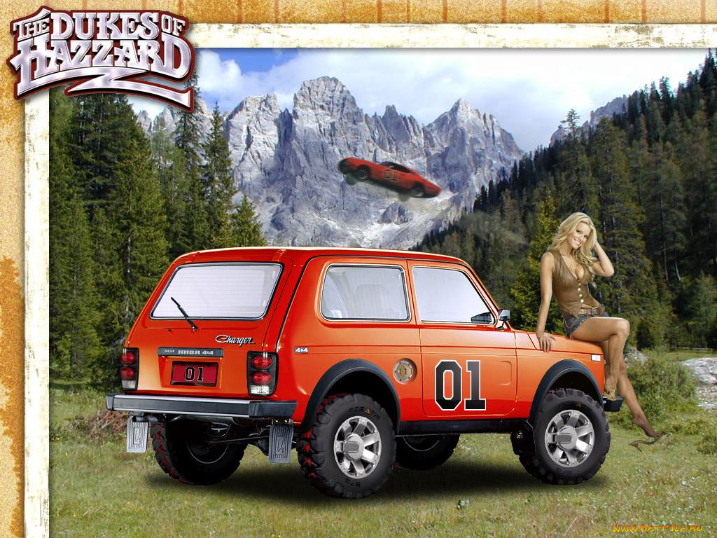 vaz, 2121, niva, автомобили, виртуальный, тюнинг