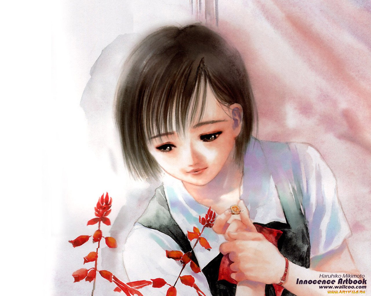 аниме, haruhiko, mikimoto, artbook