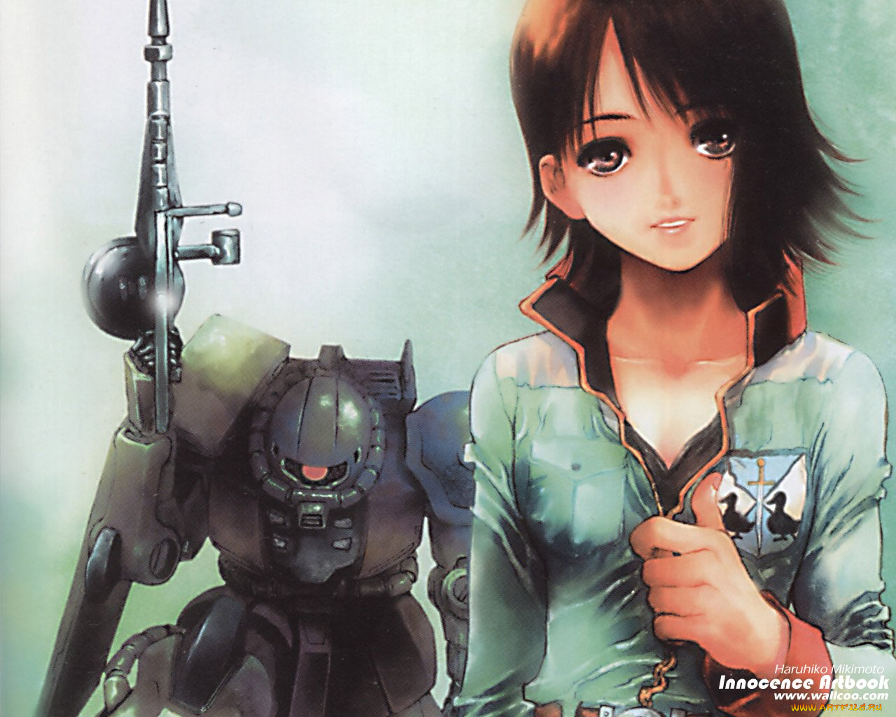 аниме, haruhiko, mikimoto, artbook