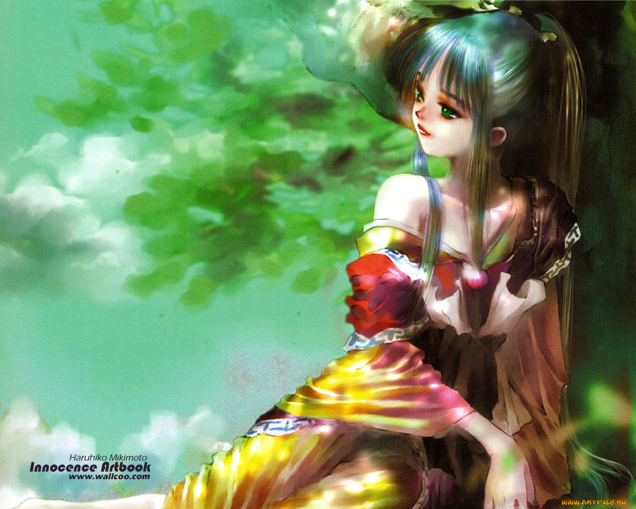 аниме, haruhiko, mikimoto, artbook