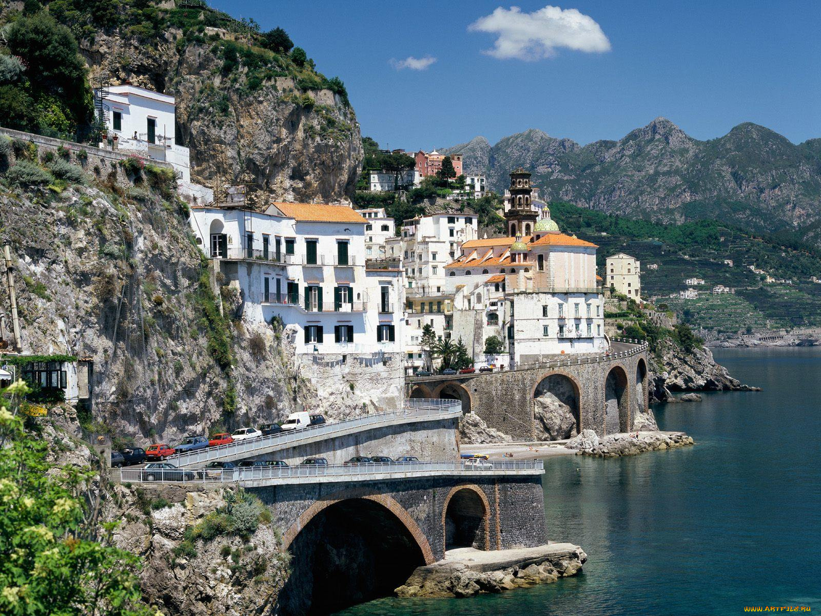 atrani, amalfi, coast, italy, города, амальфийское, лигурийское, побережье, италия