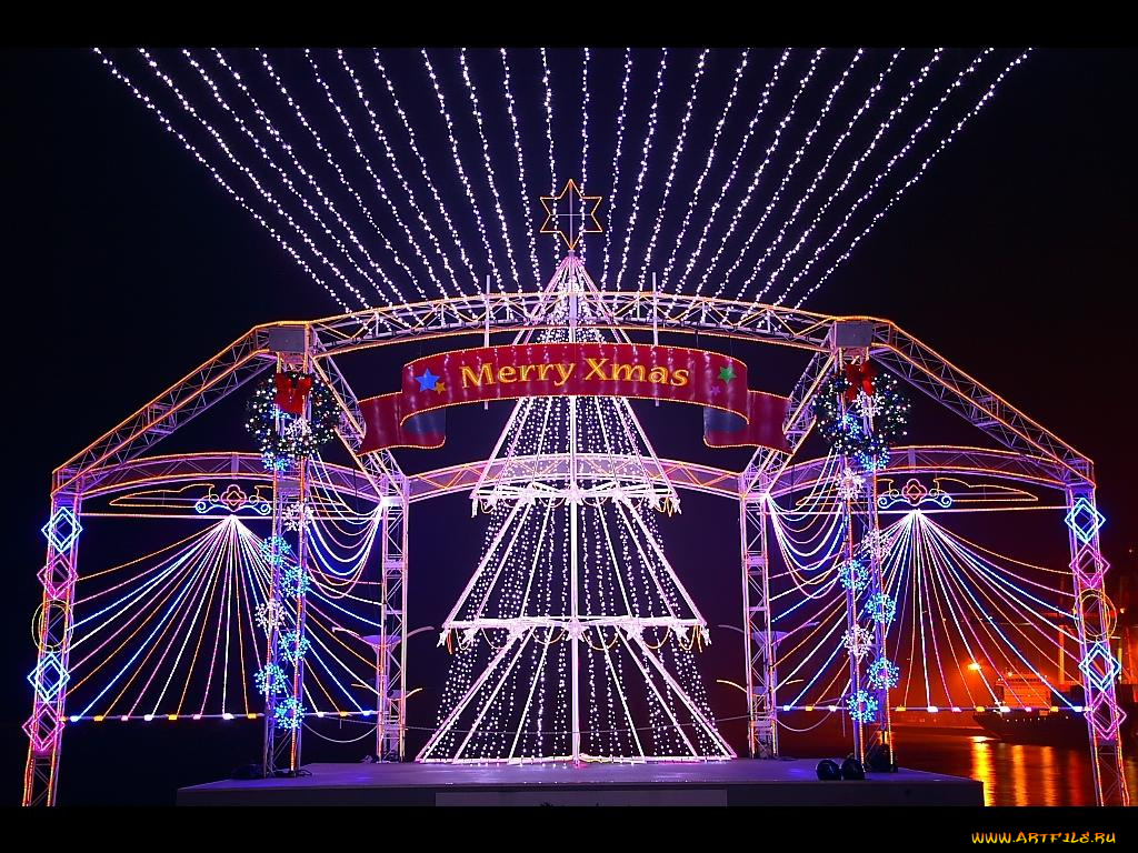 праздничные, новогодние, пейзажи