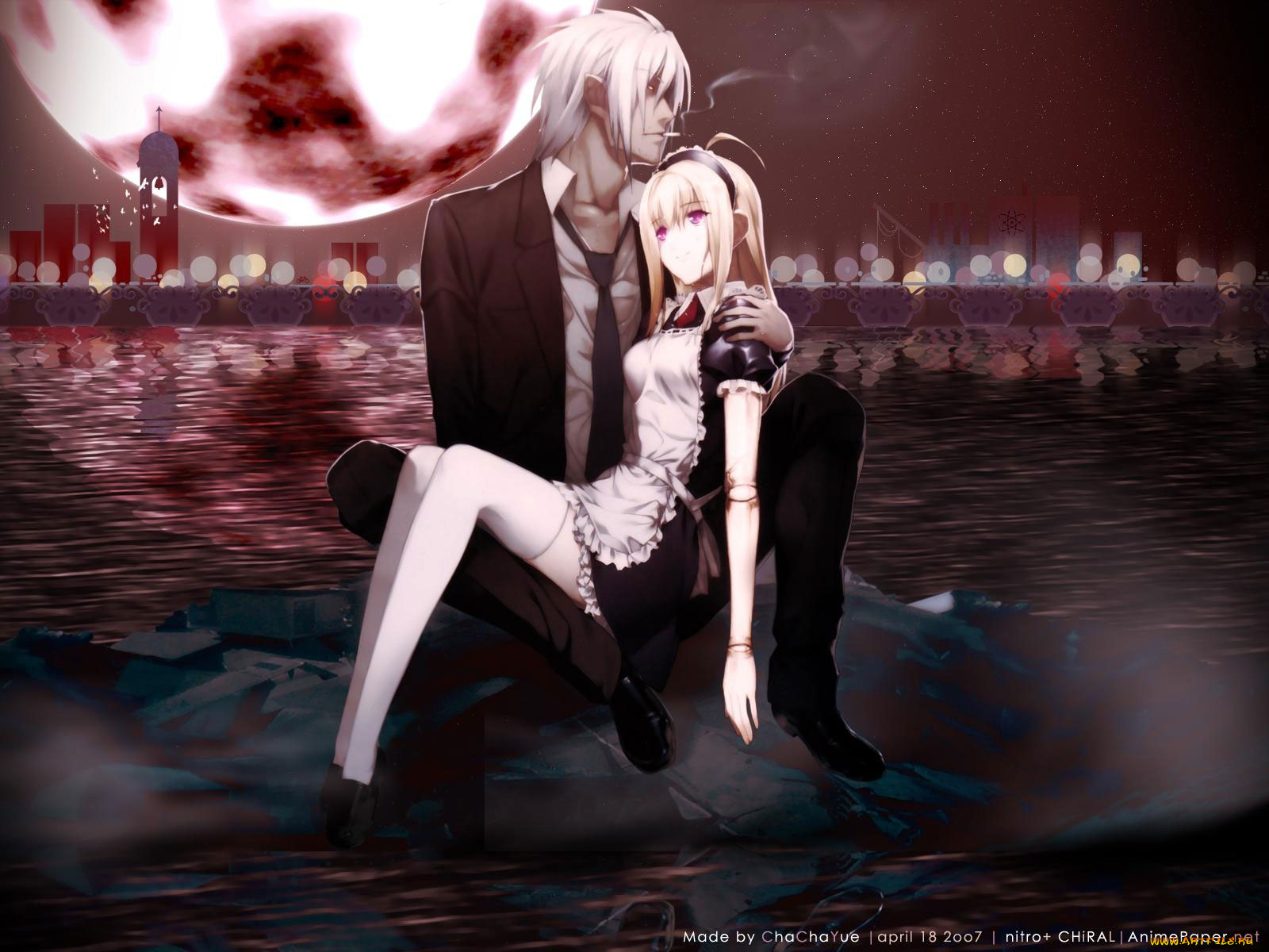 аниме, gekkou, no, carnevale