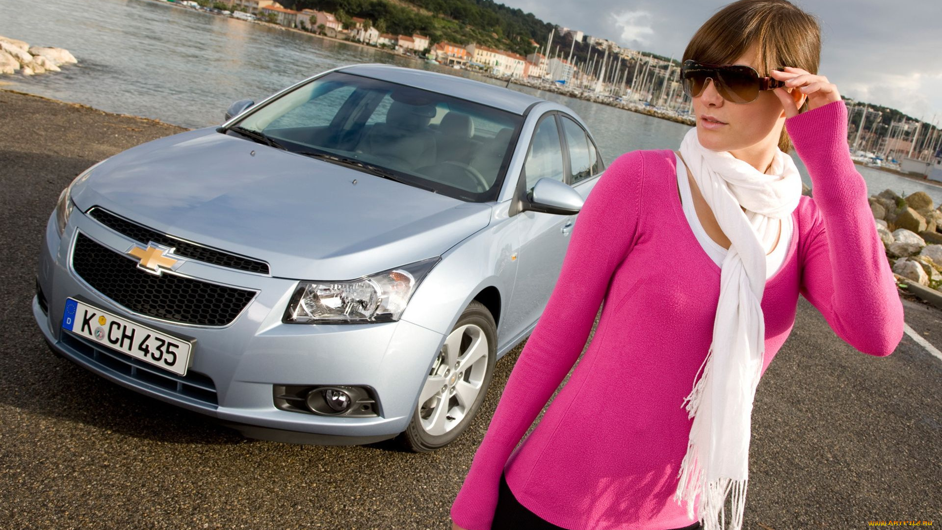автомобили, авто, девушками