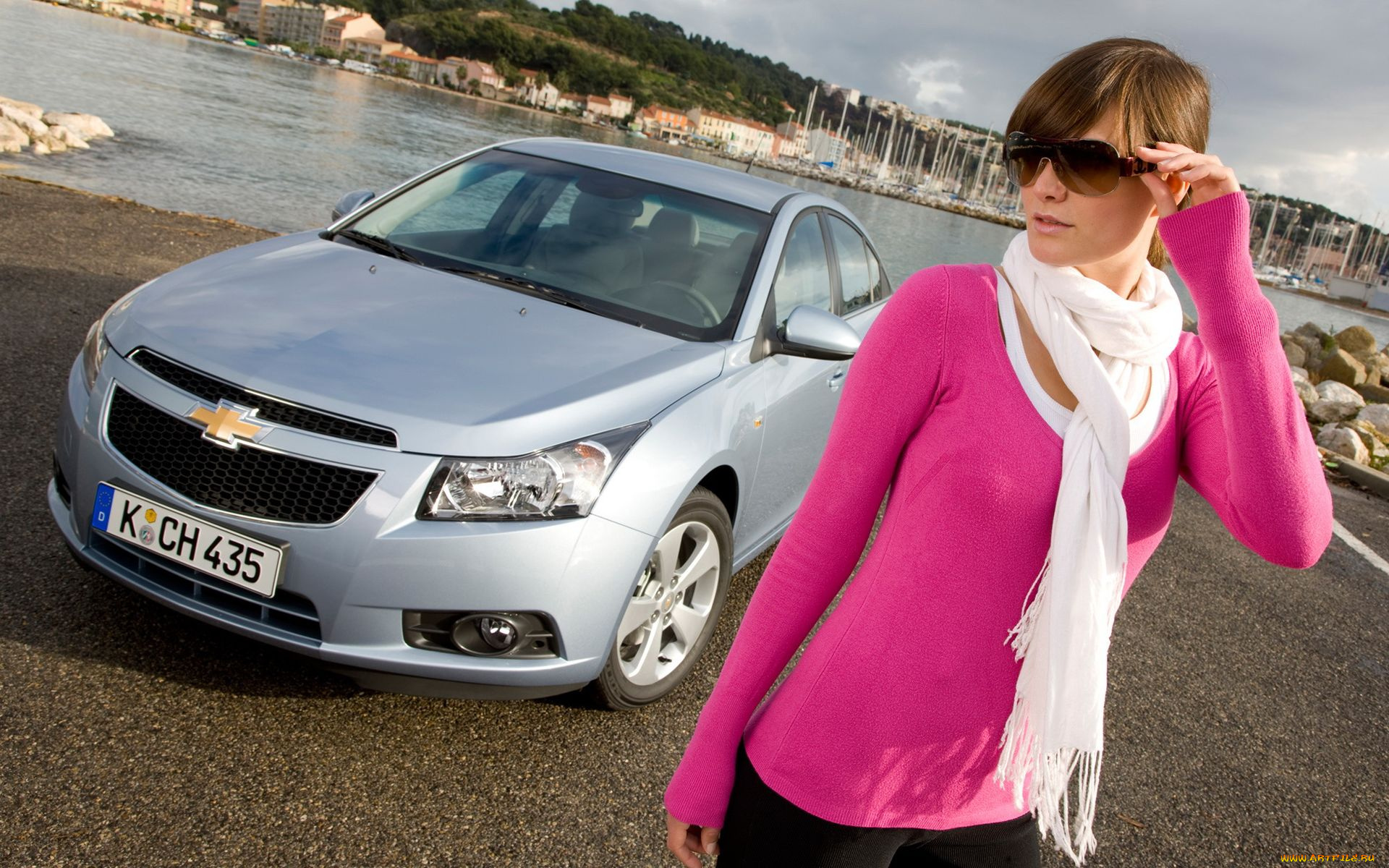 автомобили, авто, девушками