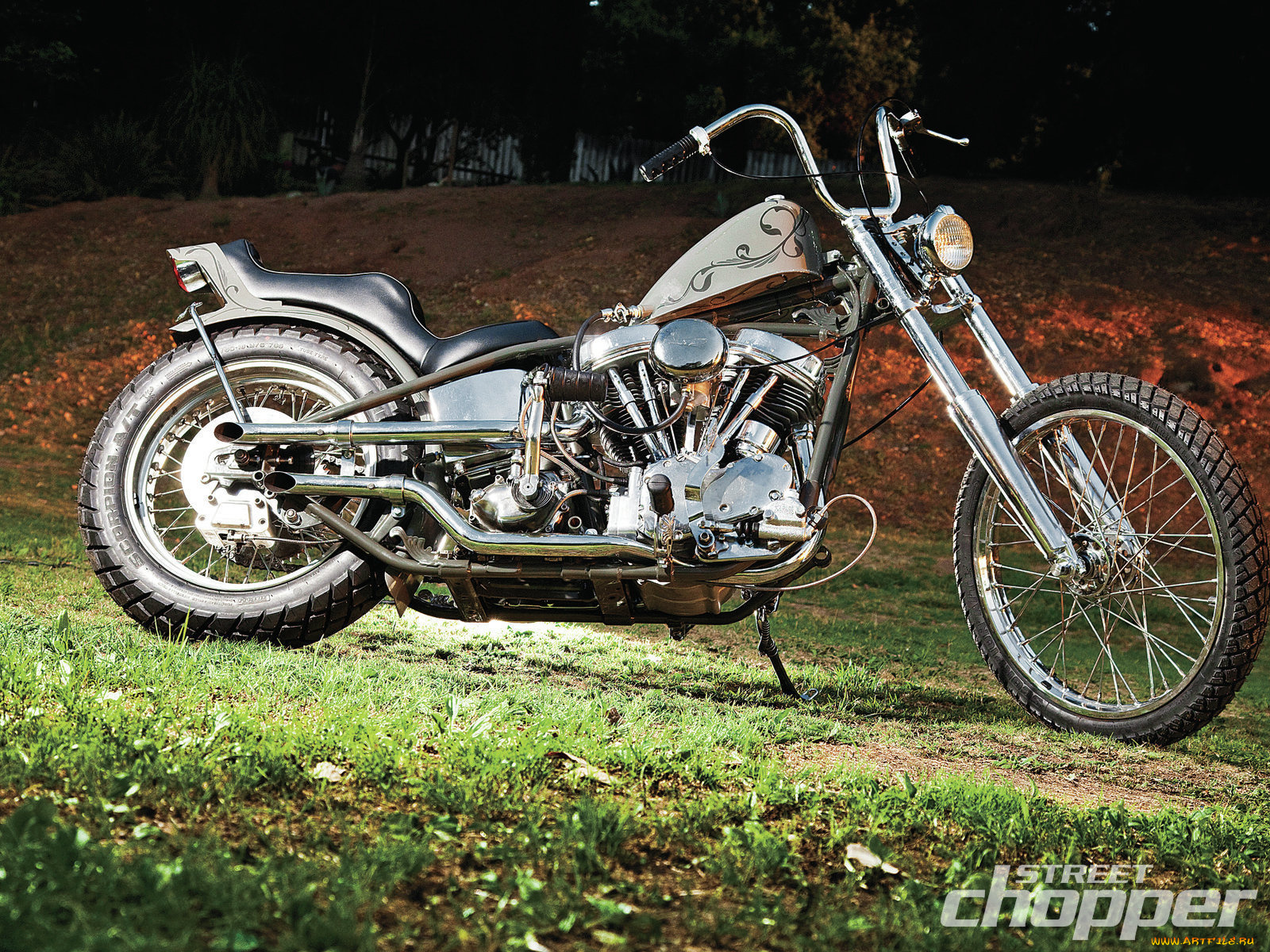 мотоциклы, customs, chopper