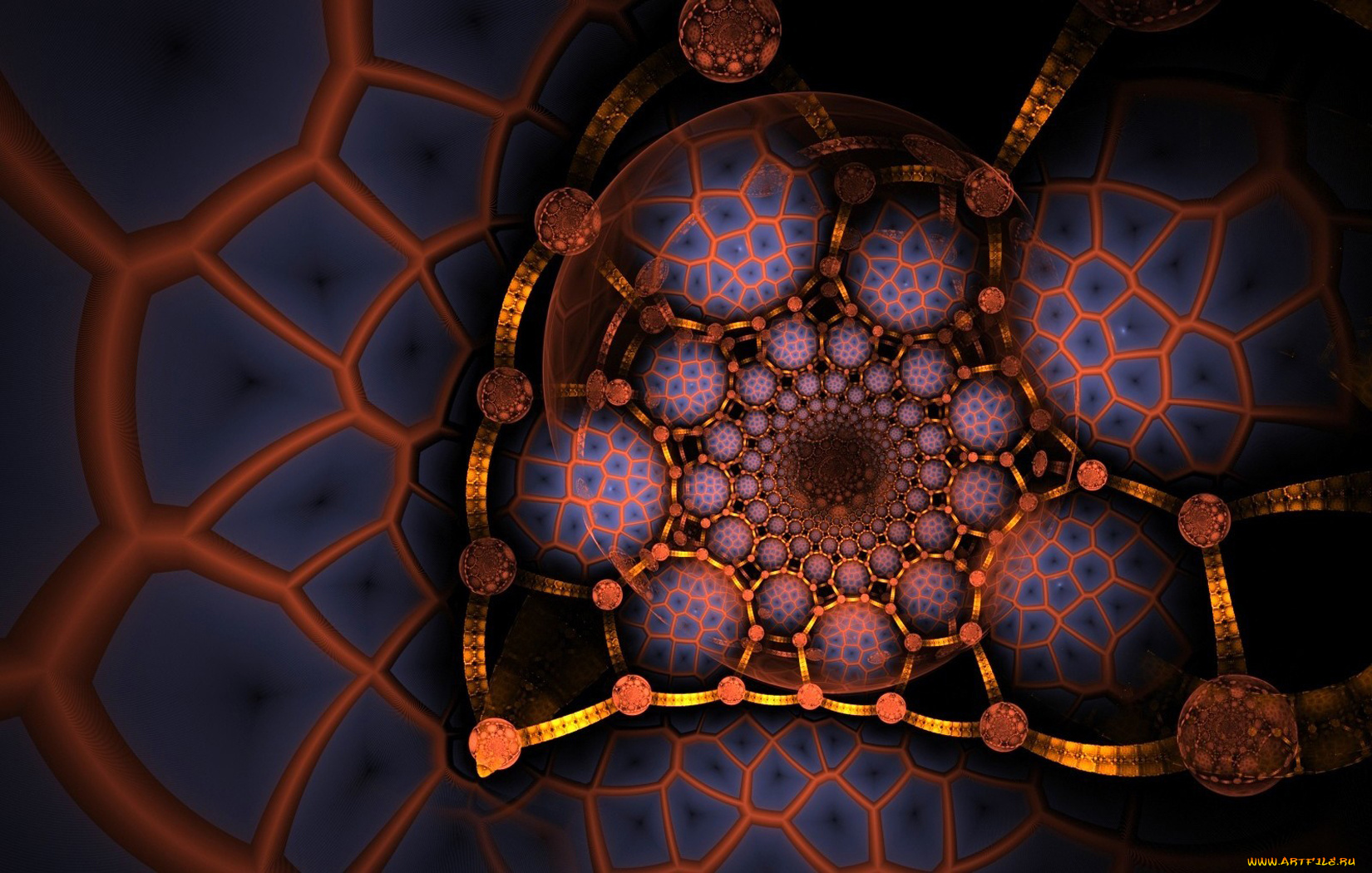 3д, графика, fractal, фракталы, фон