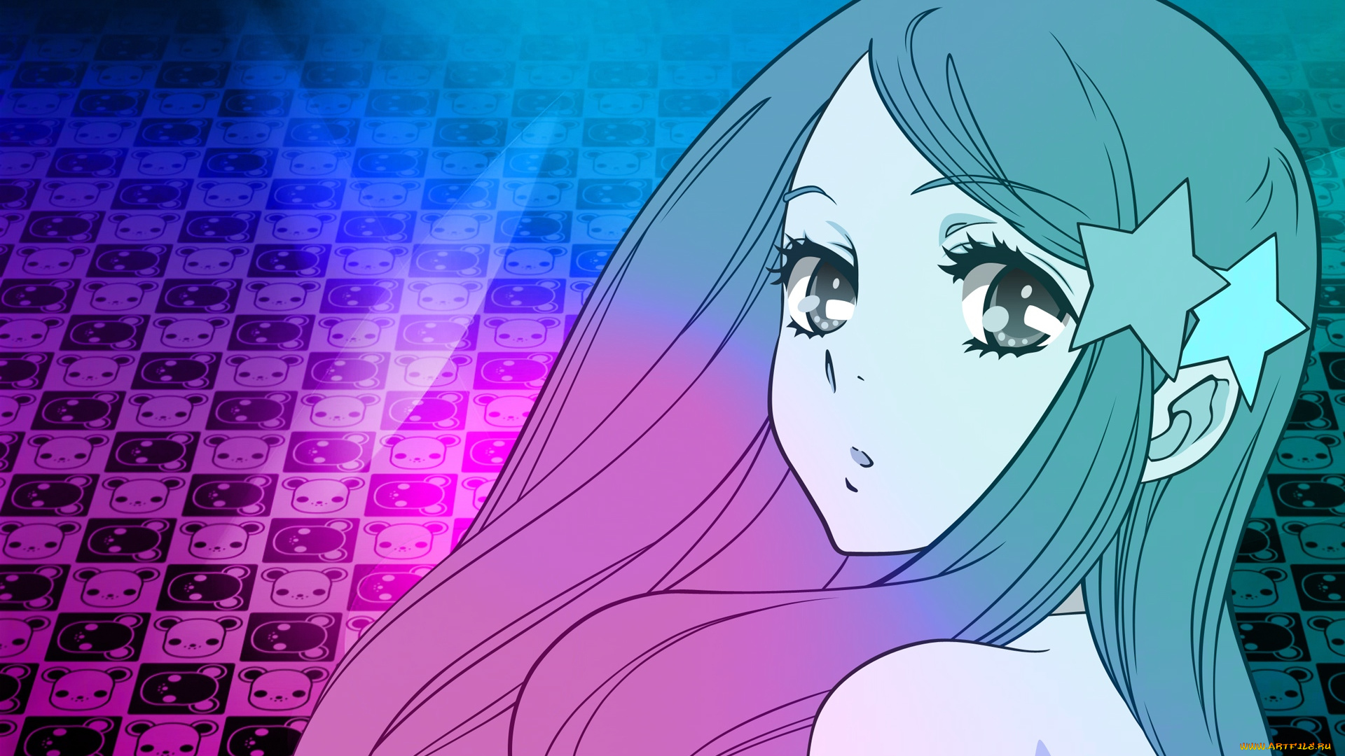 mawaru, penguin, drum, аниме, himari