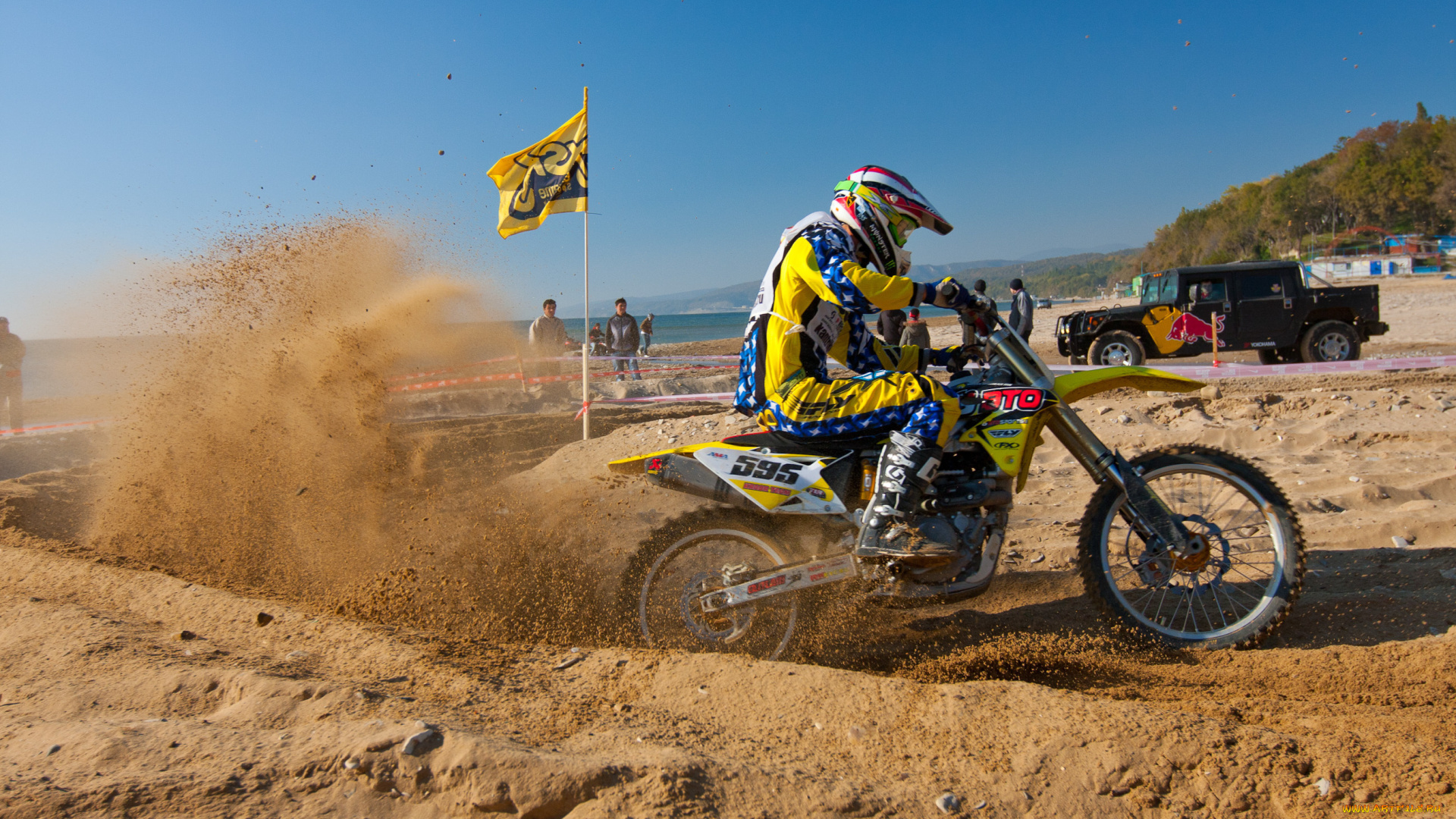 спорт, мотокросс, кантри, кросс