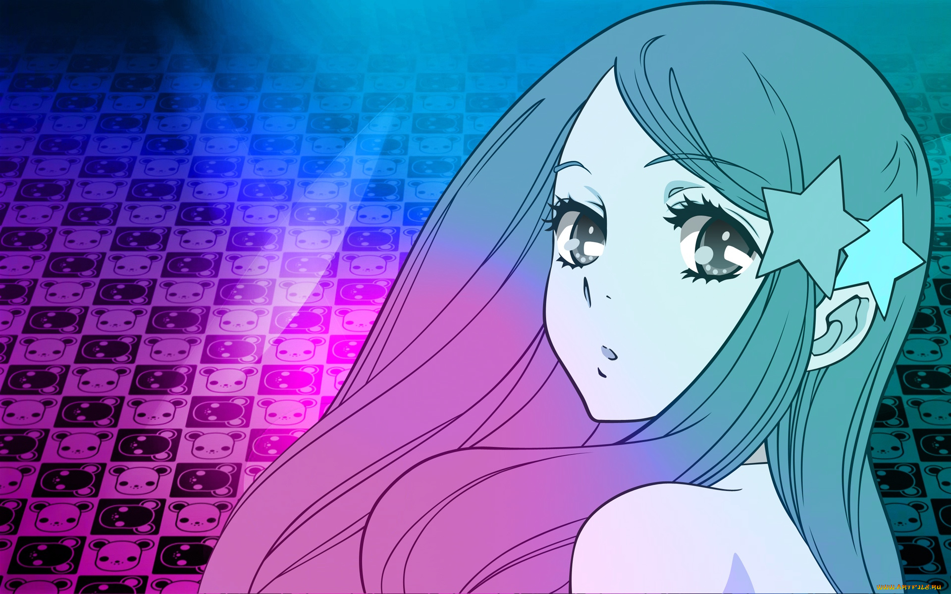 mawaru, penguin, drum, аниме, himari