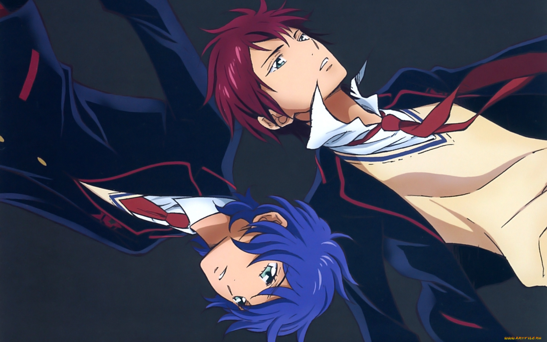 mawaru, penguin, drum, аниме, kanba, shouma