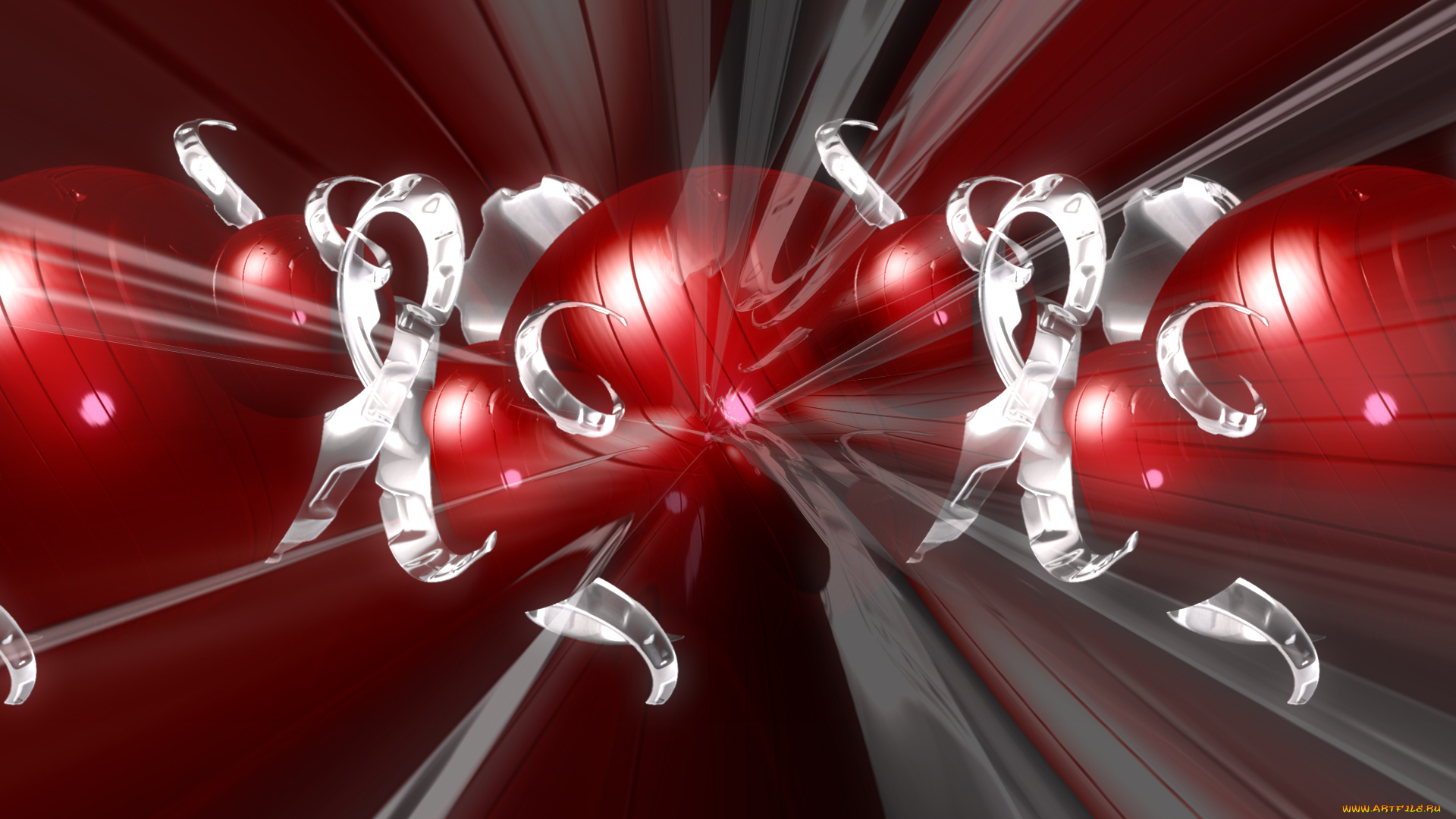 3д, графика, abstract, абстракции, линии, фон