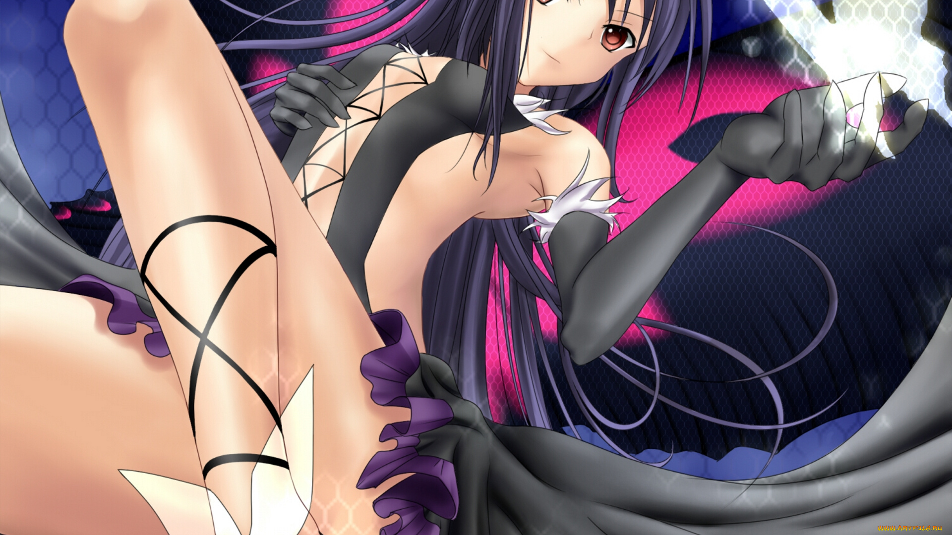 accel, world, аниме, бабочки