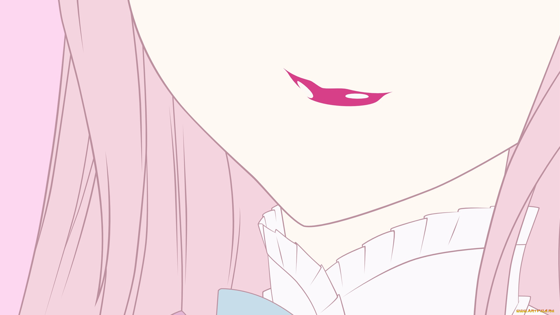 аниме, maria, holic, губы