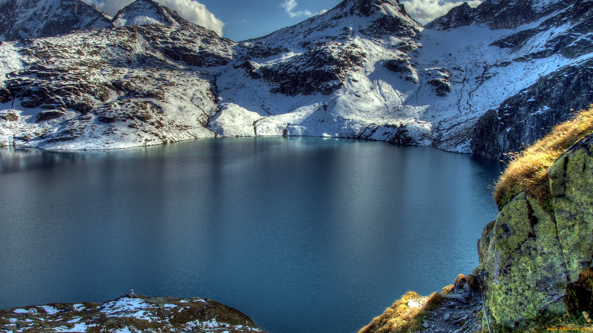 австрийские, альпы, природа, реки, озера, горы, озеро