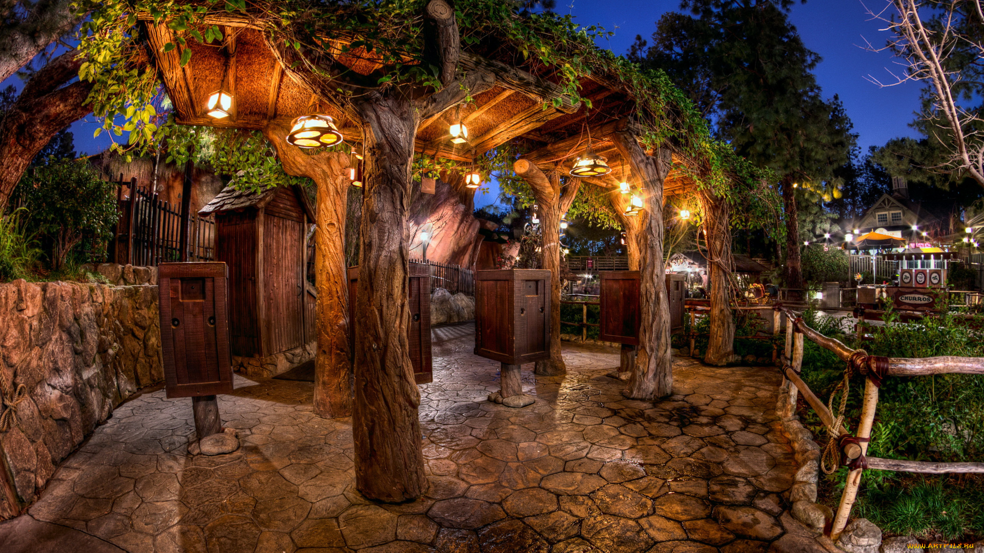 города, диснейленд, anaheim, калифорния