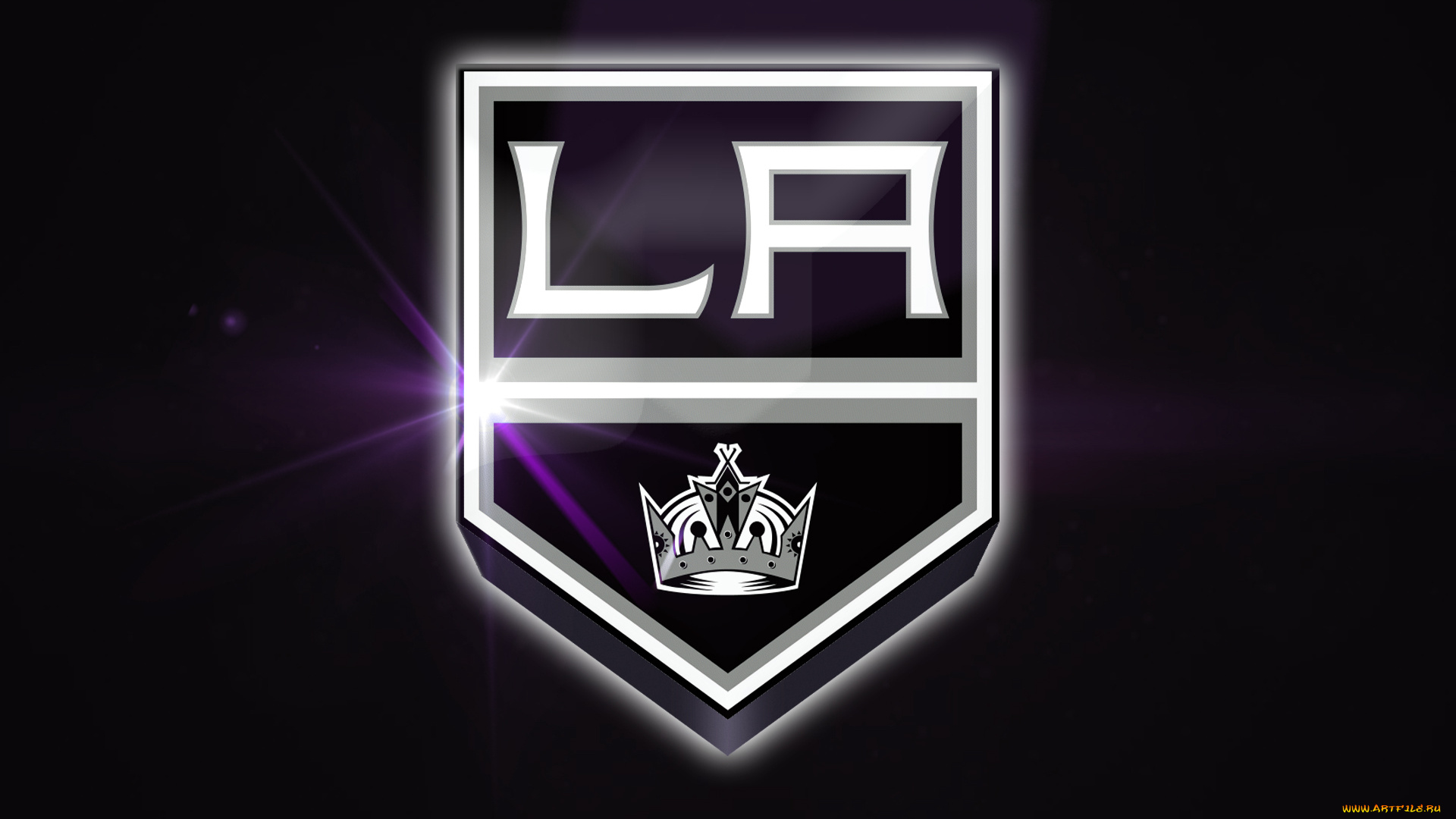 спорт, эмблемы, клубов, корона, лого, нхл, nhl, los, angeles, kings