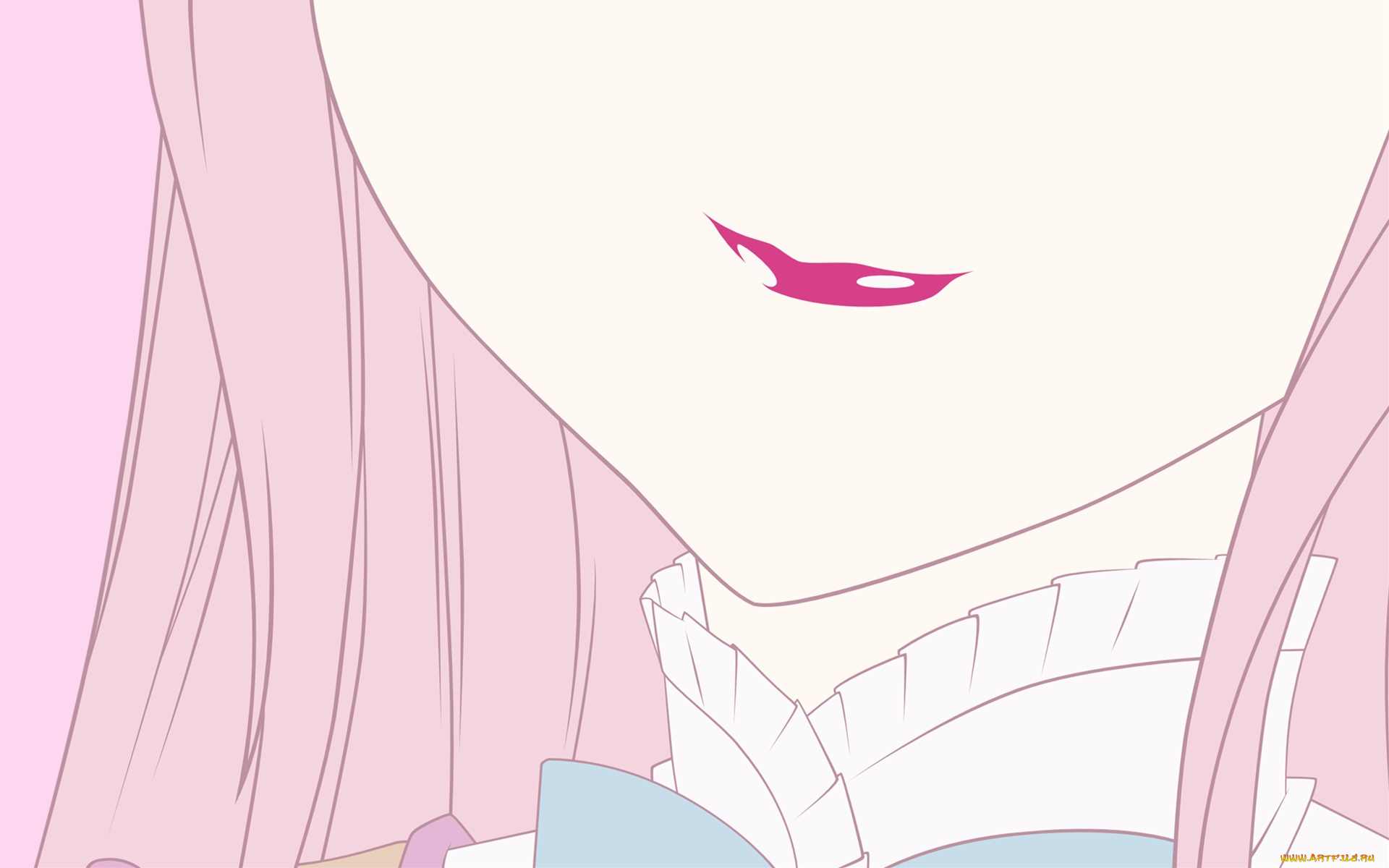 аниме, maria, holic, губы