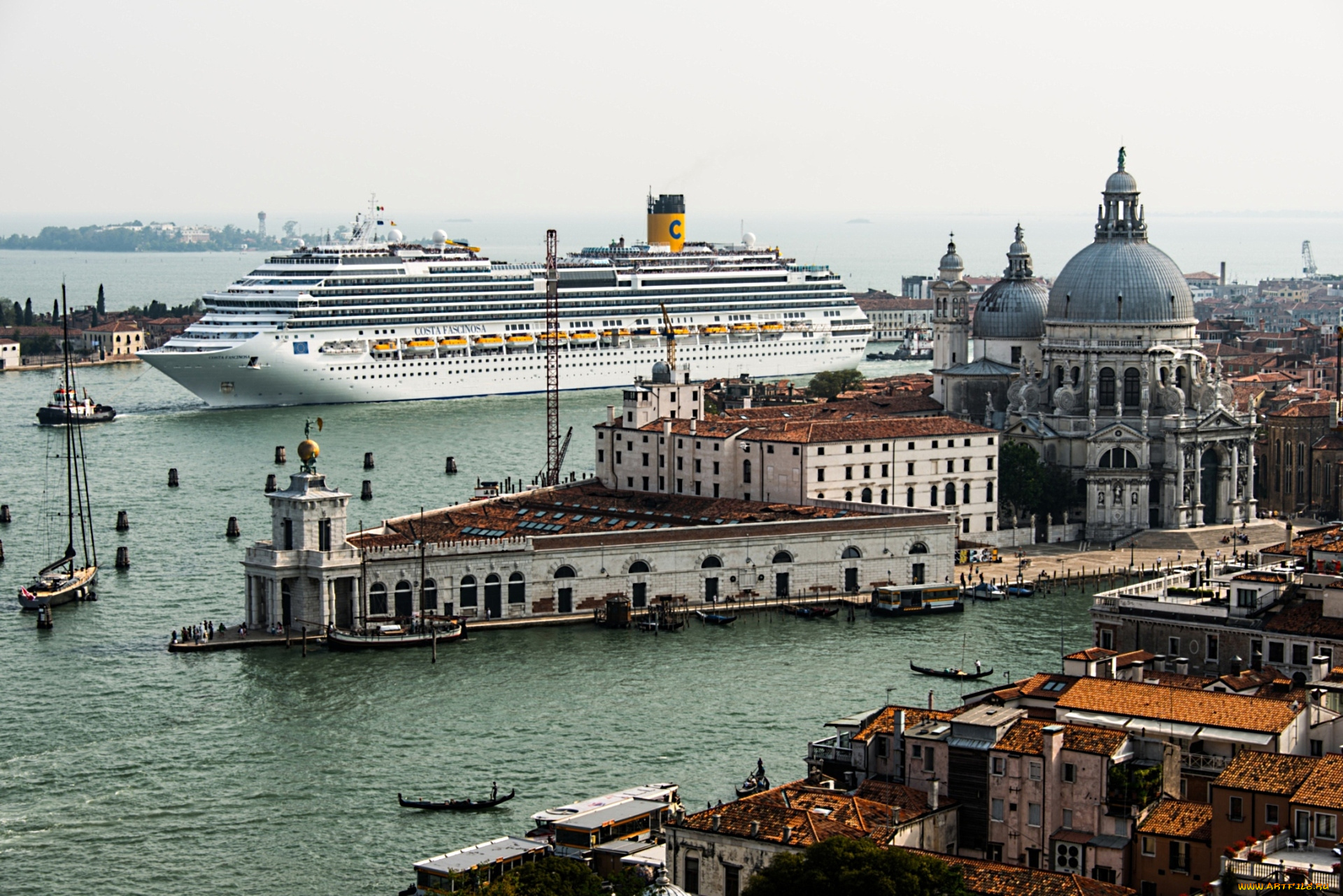 города, венеция, италия, лайнер, собор