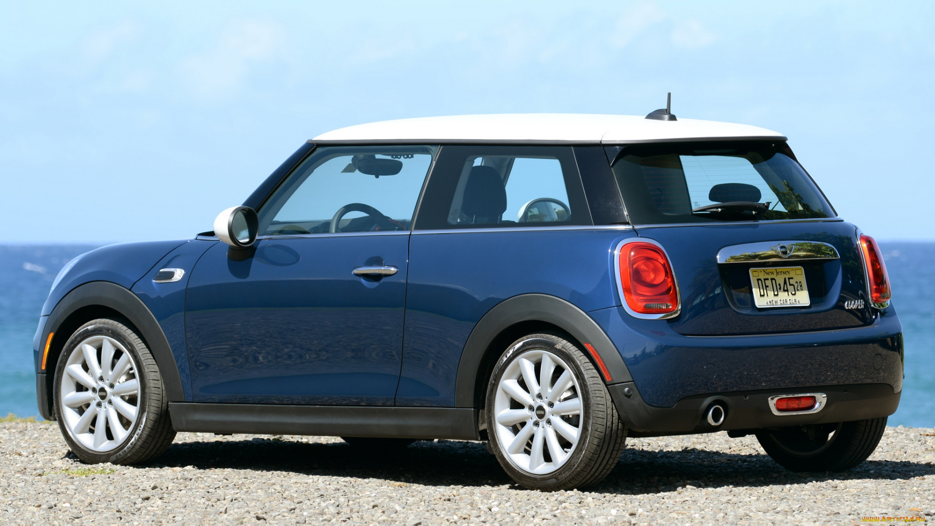 автомобили, mini, f56, us-spec, cooper, 2014, синий