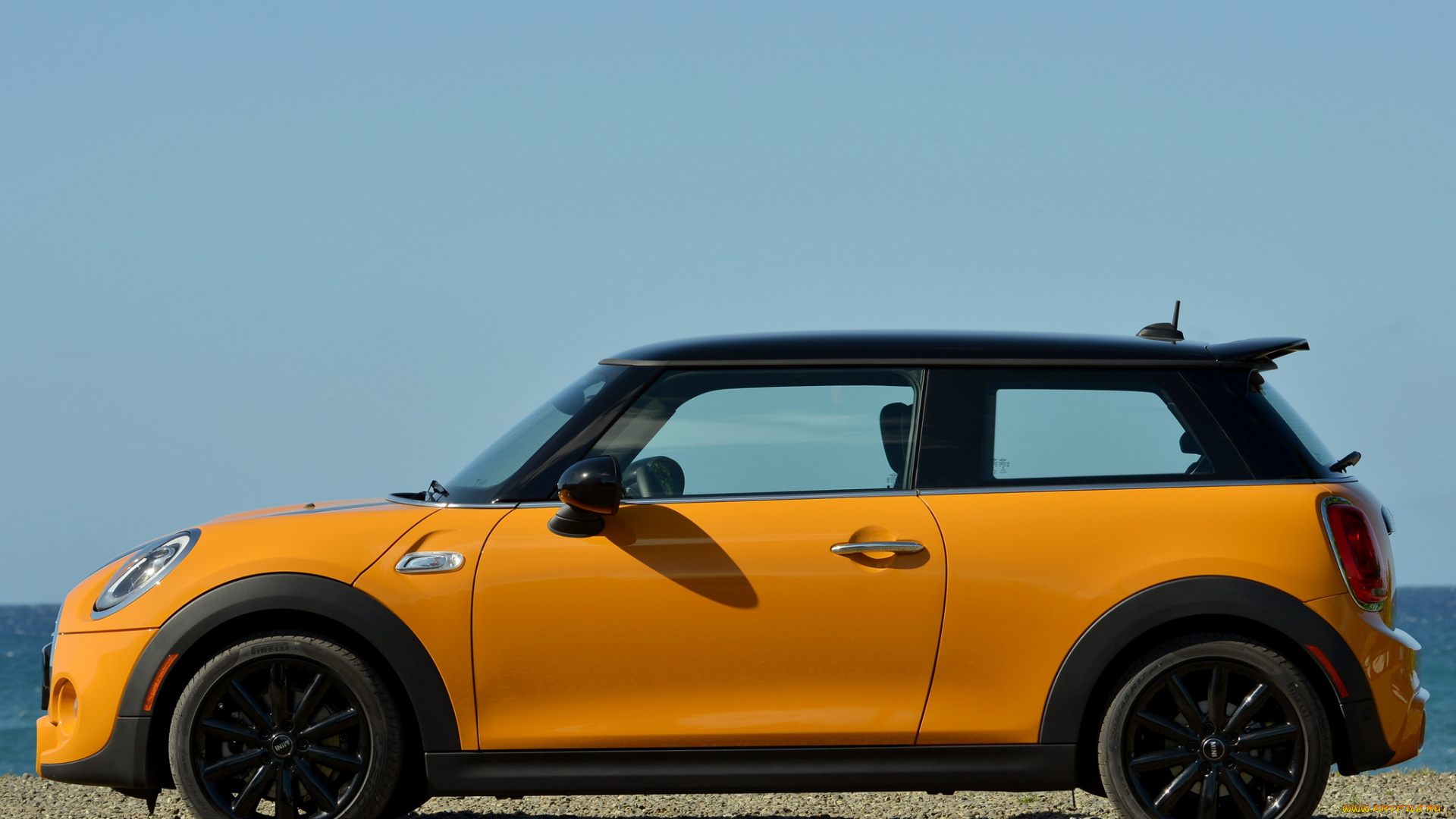 автомобили, mini, us-spec, cooper, s, желтый, f56, 2014