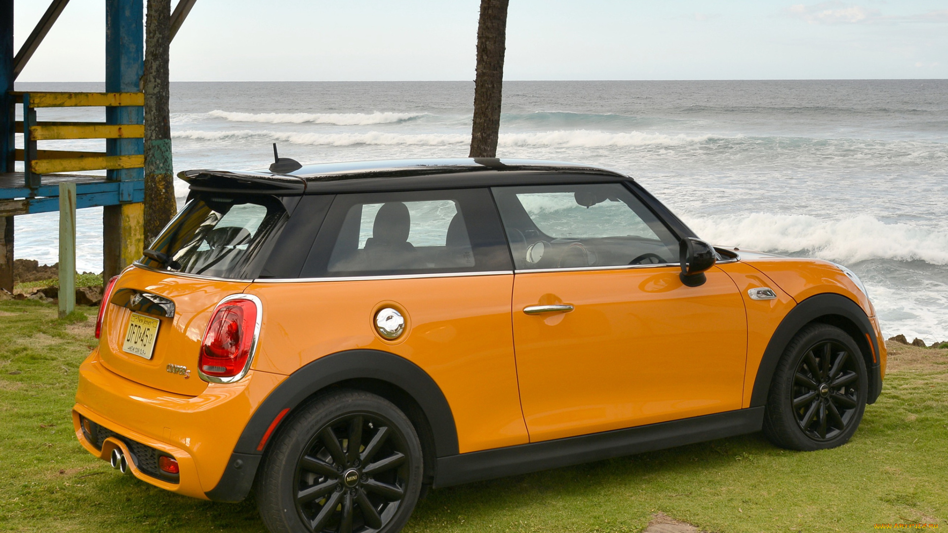 автомобили, mini, желтый, 2014, f56, us-spec, cooper, s