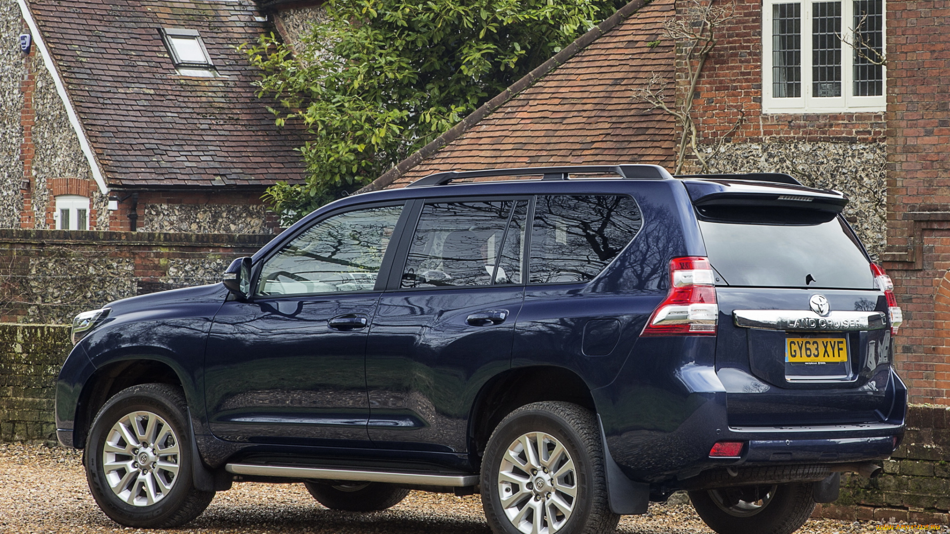 автомобили, toyota, синий, 2014, 150, uk-spec, cruiser, land