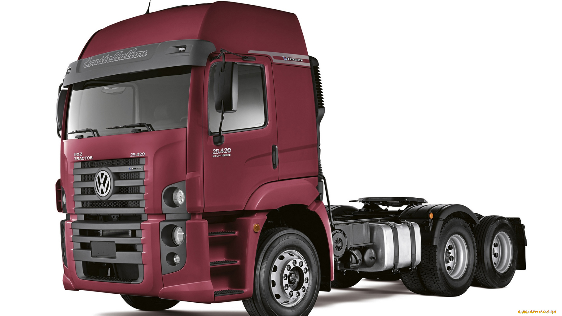автомобили, volkswagen, tractor, красный, 2013, 25, 420, constellation