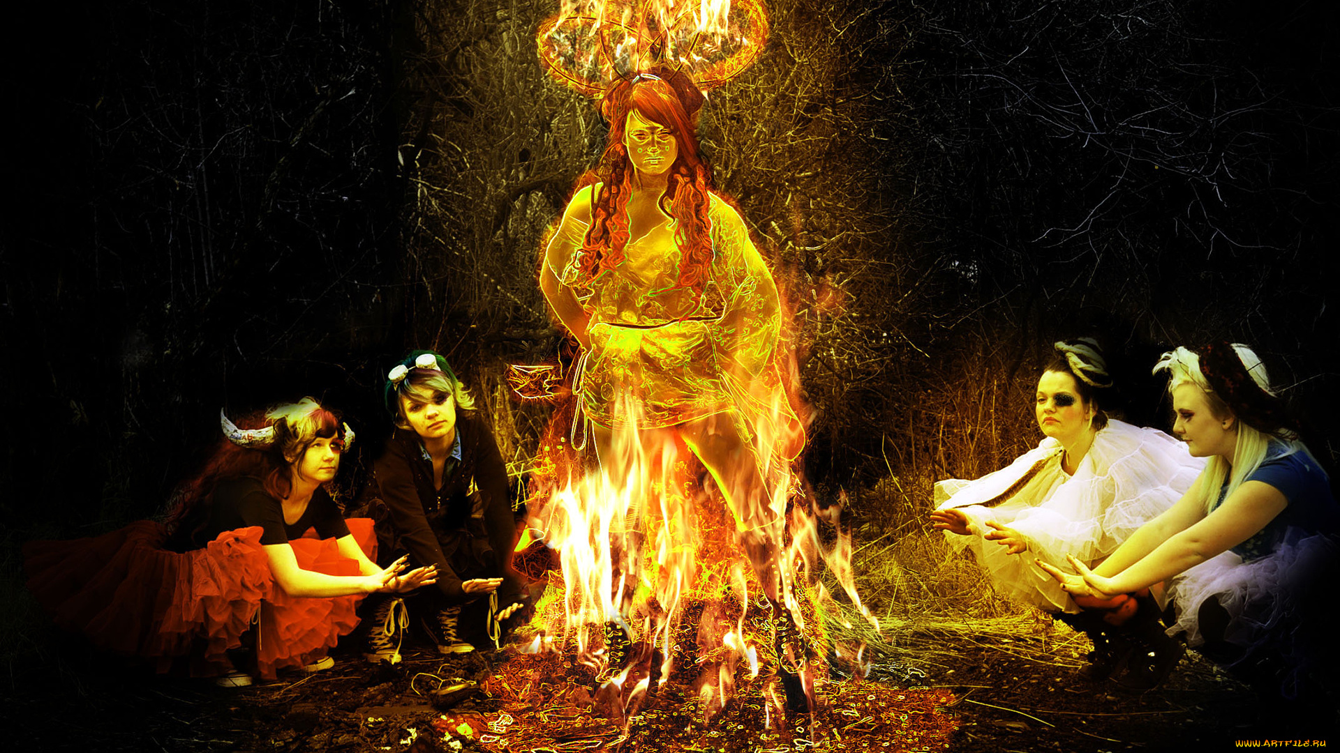 фэнтези, -временный, , не, выбирать, огонь