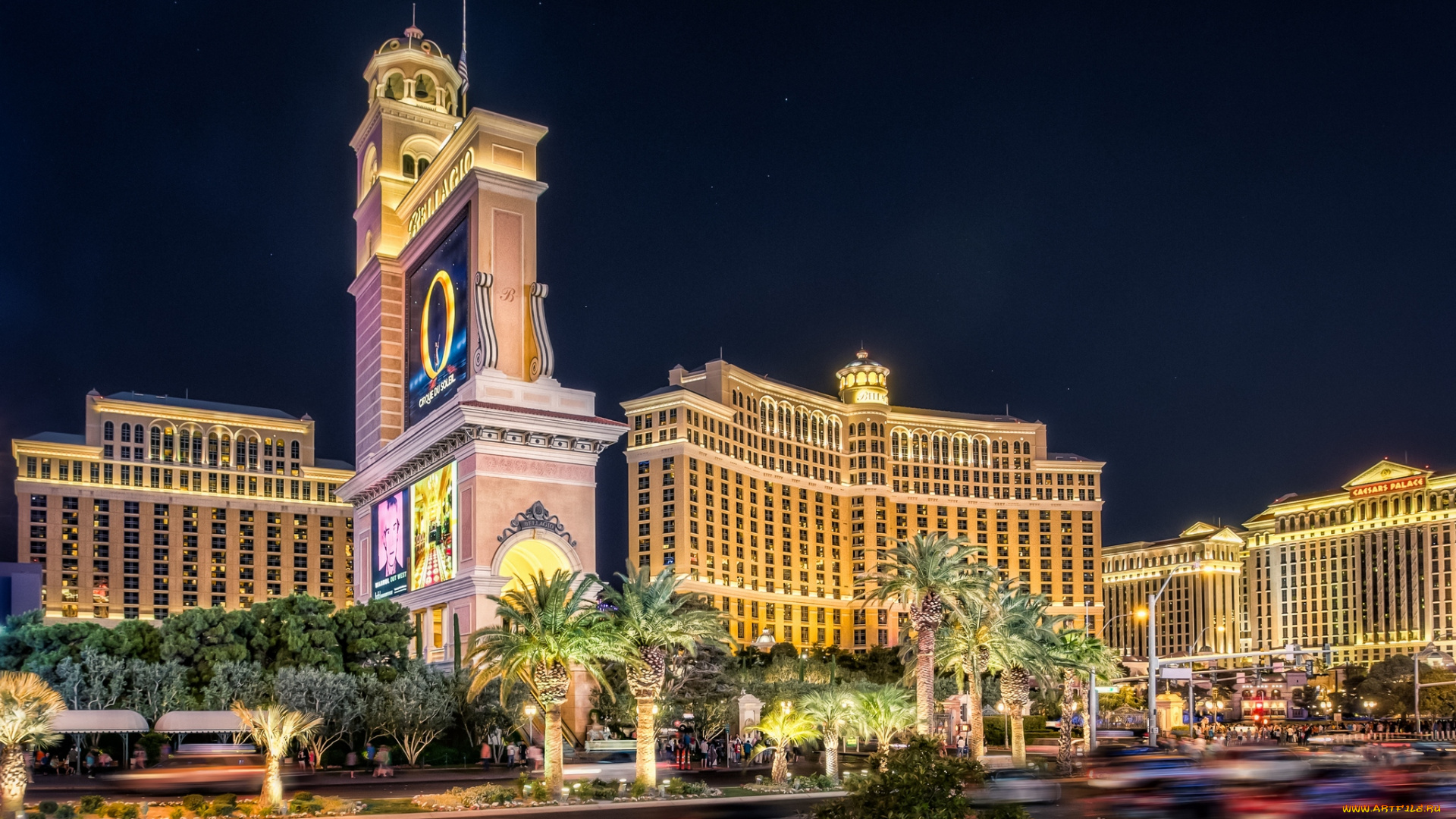 города, лас-вегас, , сша, hdr