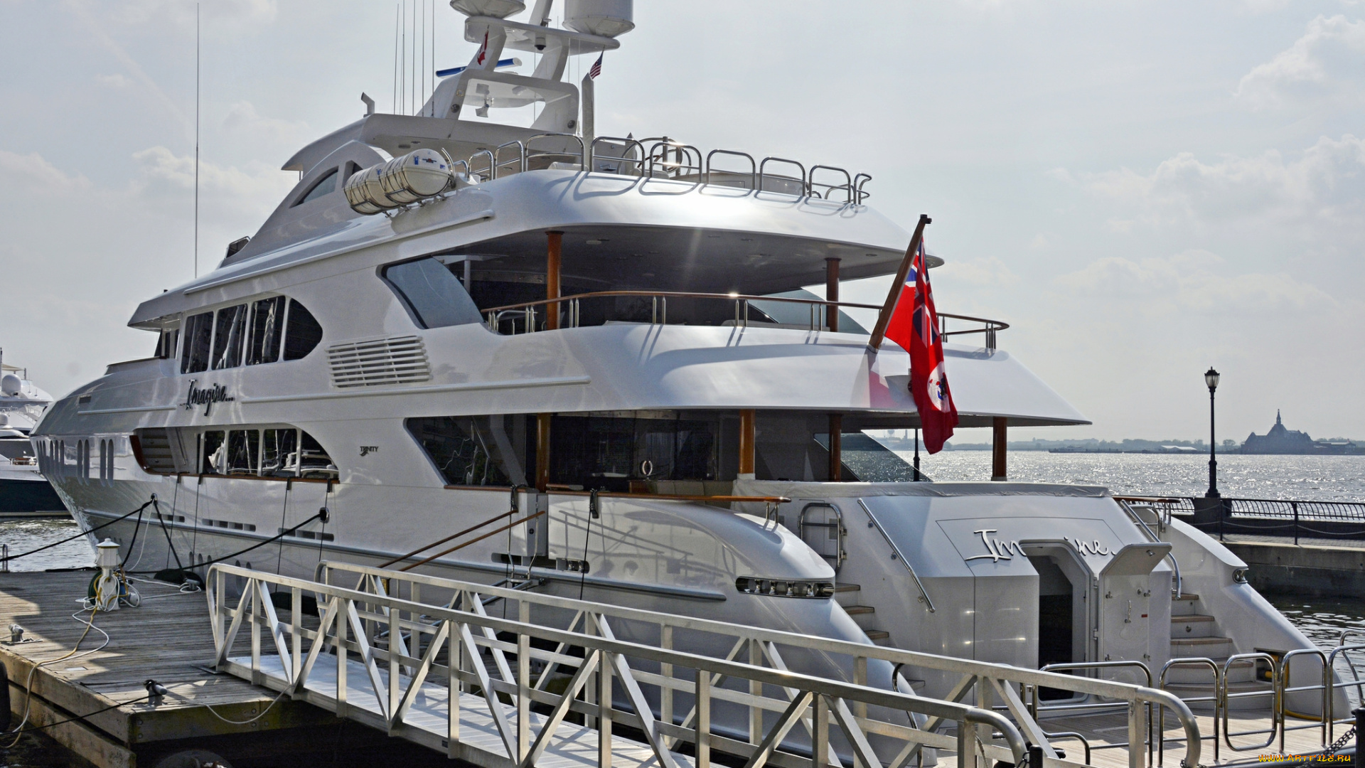 imagine, корабли, Яхты, сходни, яхта, причал