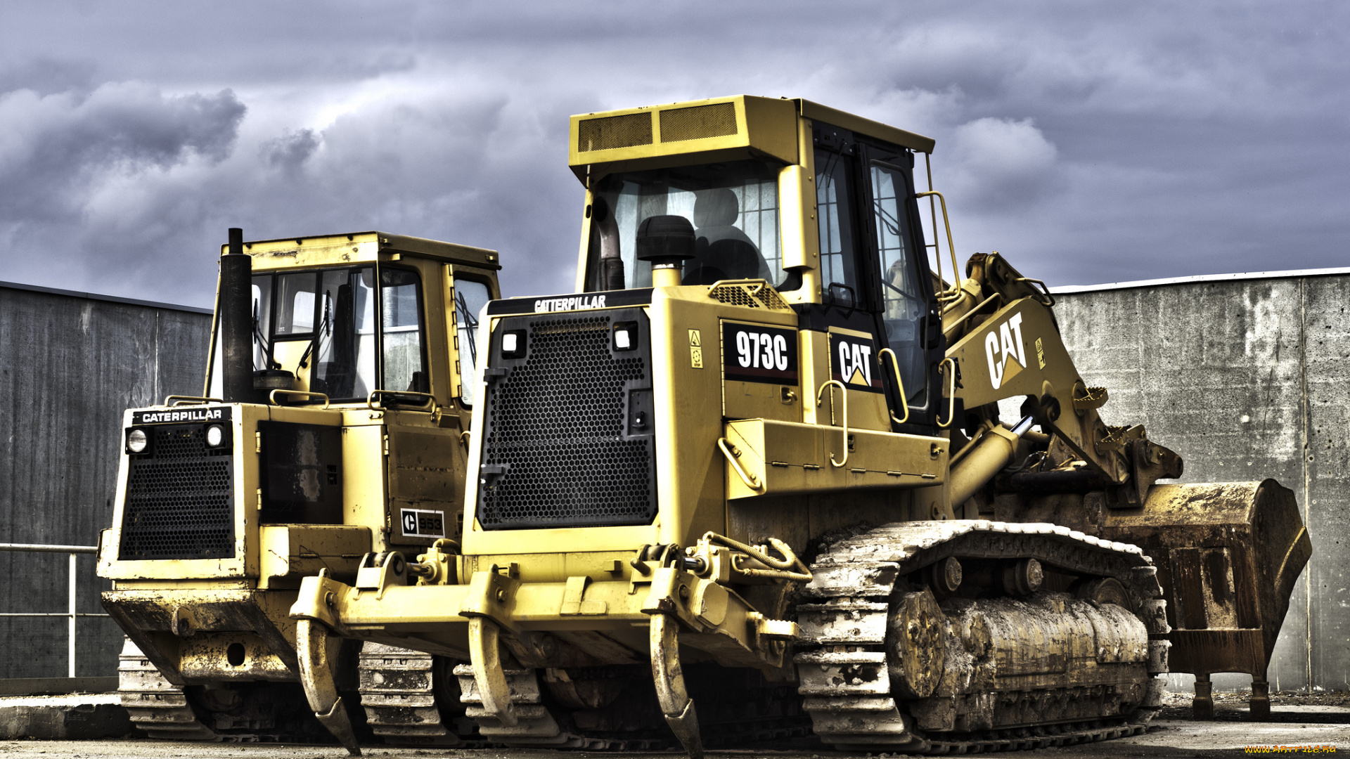 техника, бульдозеры, на, гусенецах, бульдозер, гусеничный, яжелый