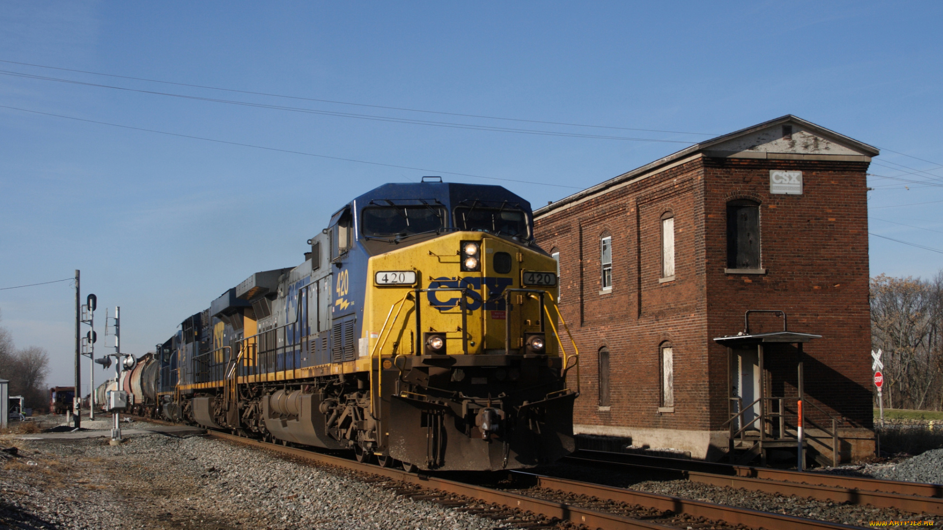 техника, поезда, локомотив, рельсы, состав