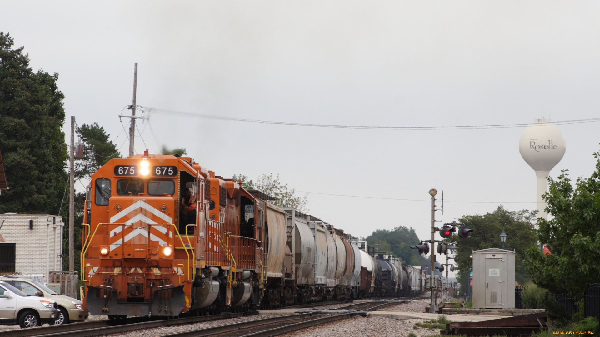 техника, поезда, состав, рельсы, локомотив