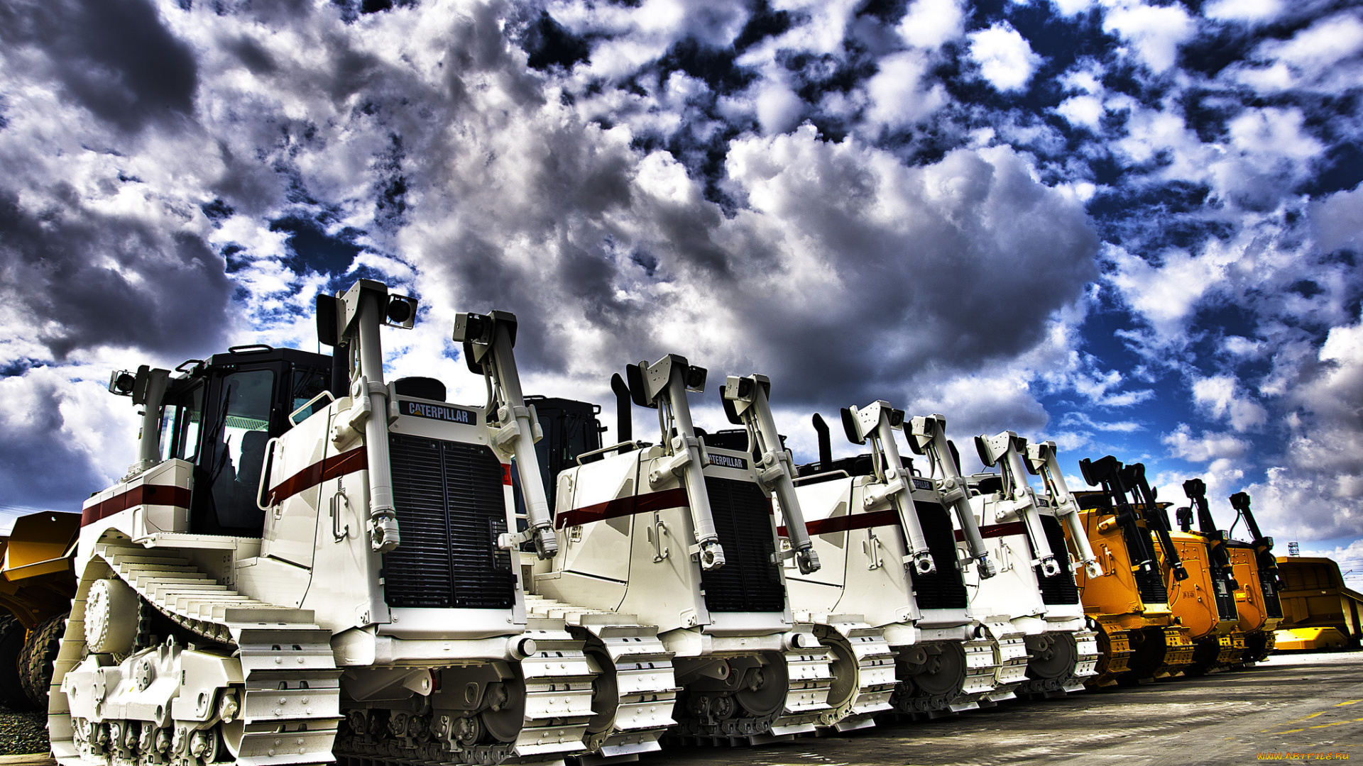 техника, тракторы, на, гусенецах, тяжелые, гусеничные, тракторы